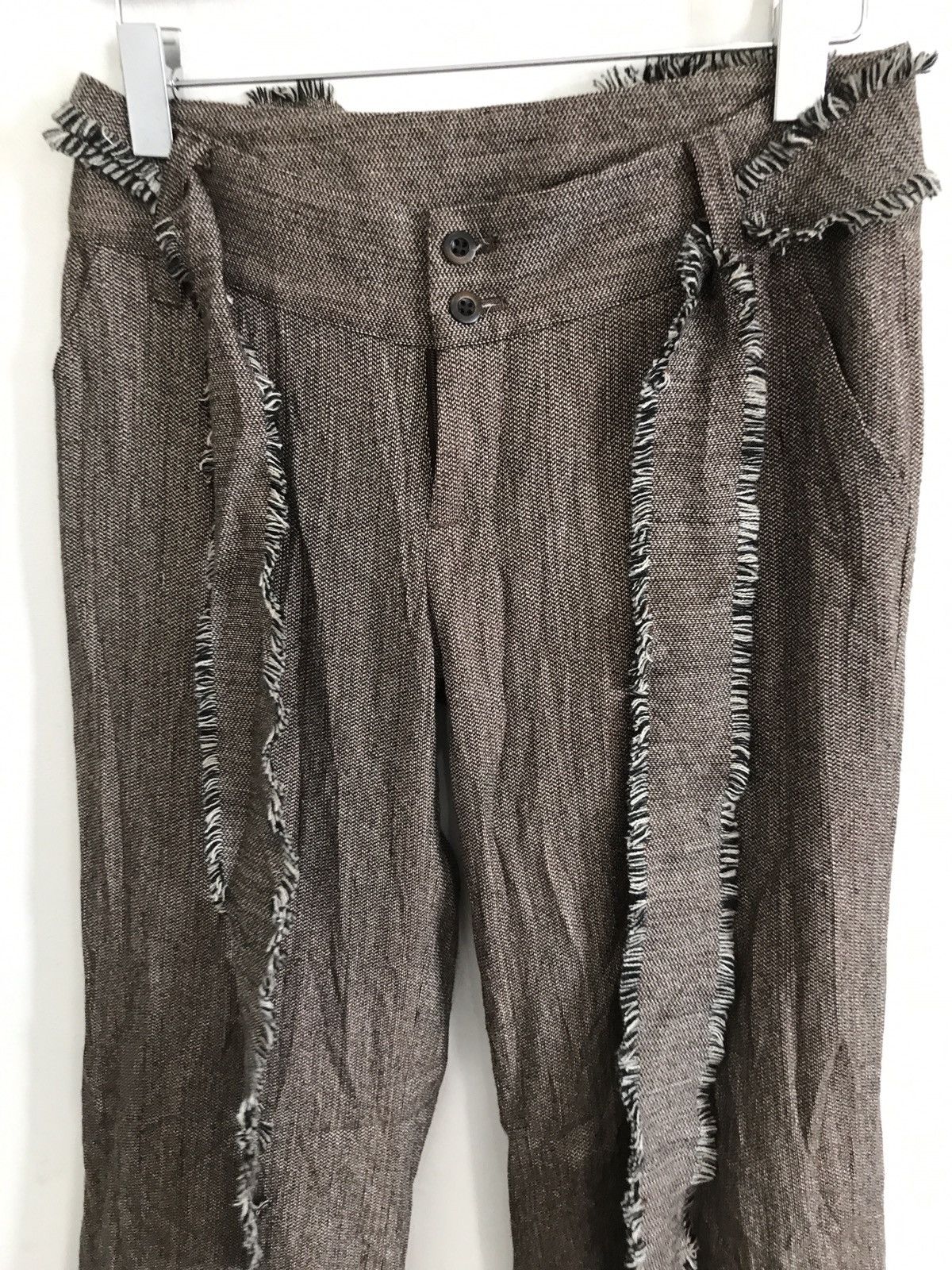 Designer × Japanese Brand Japanese Brand B Donna Wool Pants Waist 28"x39" Size US 28 / EU 44 - 2 Thumbnail