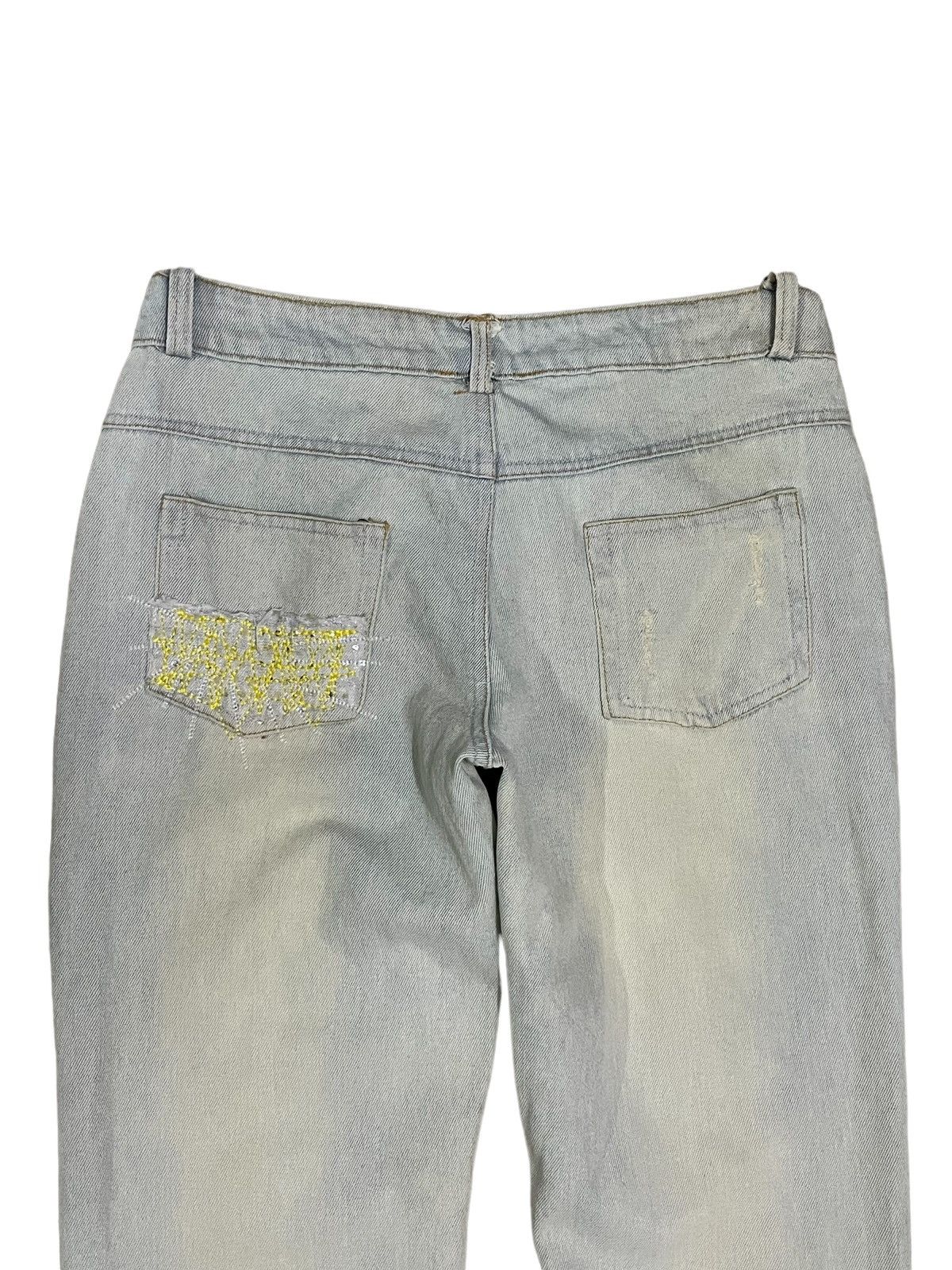 Japanese Brand Japanese Brand Boro Sashiko Mad Punks Style Distressed Jeans Size 28" / US 6 / IT 42 - 11 Thumbnail