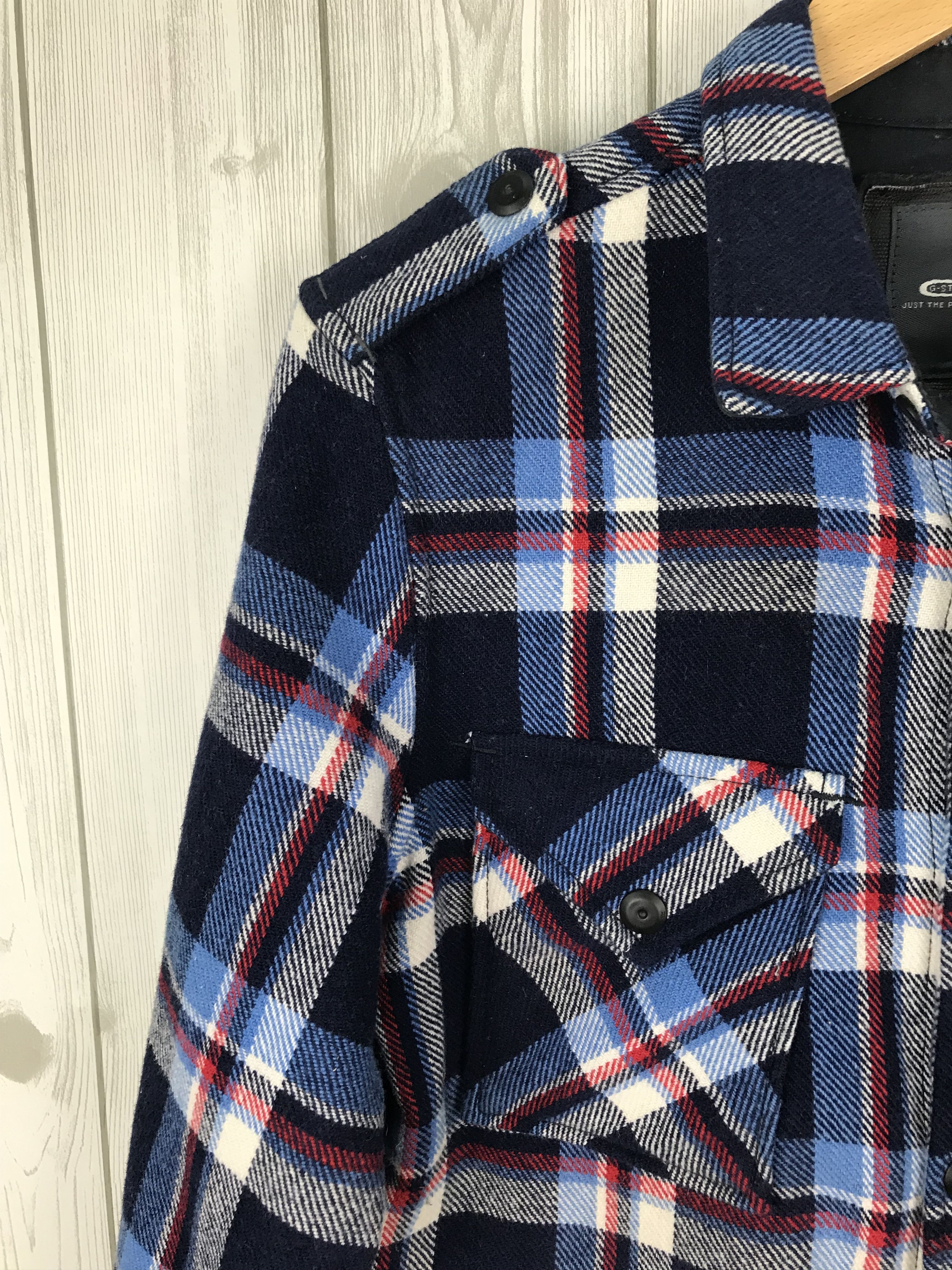 G-Star G-STAR Smith Orlan Checkered Flannel Shirt Y2K streetwear Size US S / EU 44-46 / 1 - 6 Thumbnail