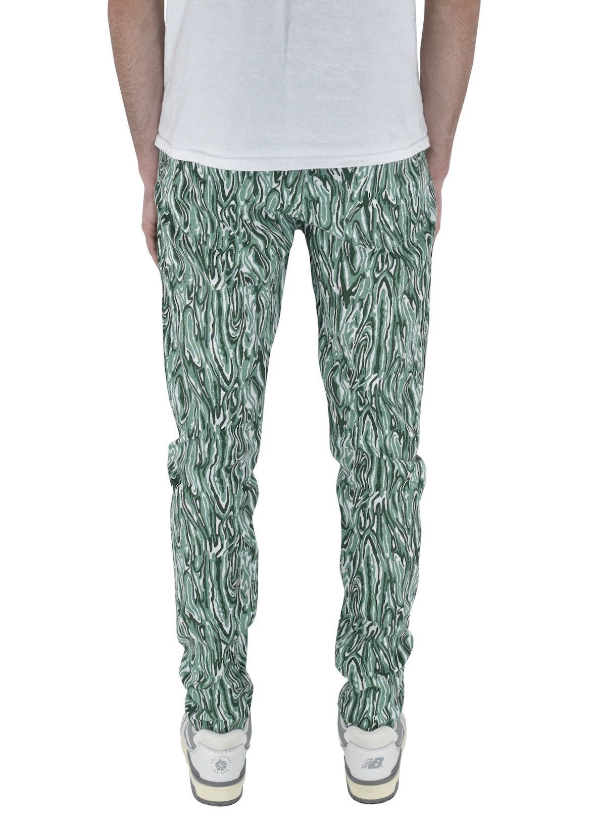 Vintage Cotton Abstract Pants Mint Size US 36 / EU 52 - 2 Thumbnail