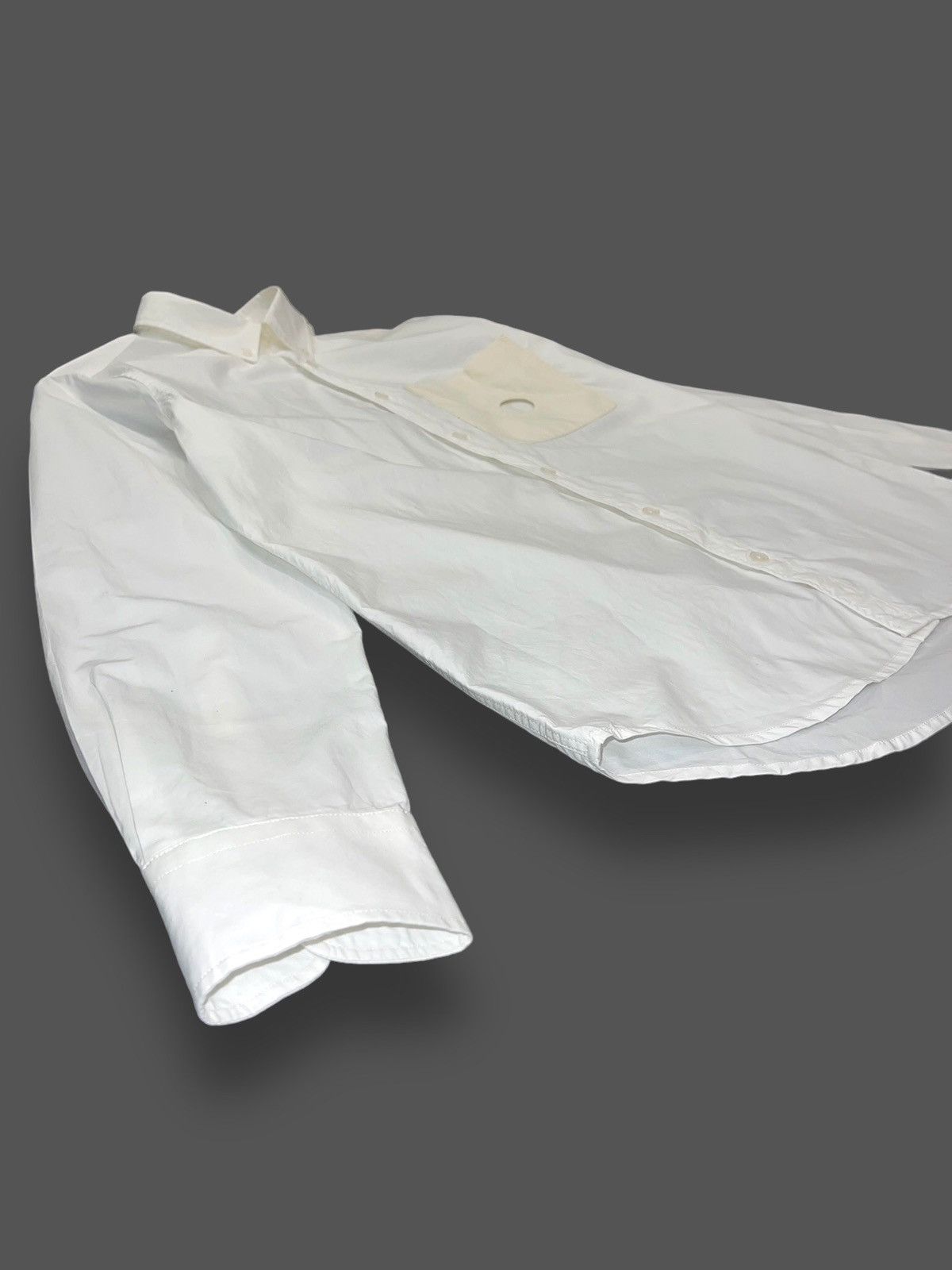 Craig Green !DS! AW21 Craig Green Hole Pocket Uniform White Shirt Size US M / EU 48-50 / 2 - 6 Thumbnail
