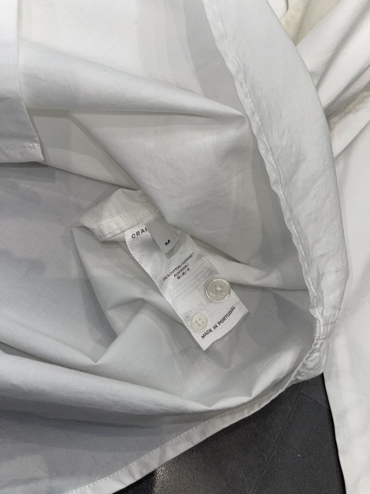 Craig Green !DS! AW21 Craig Green Hole Pocket Uniform White Shirt Size US M / EU 48-50 / 2 - 15 Thumbnail