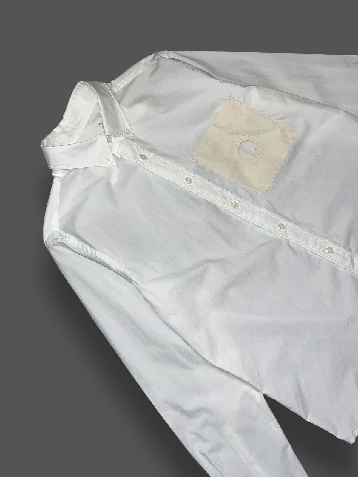 Craig Green !DS! AW21 Craig Green Hole Pocket Uniform White Shirt Size US M / EU 48-50 / 2 - 8 Thumbnail