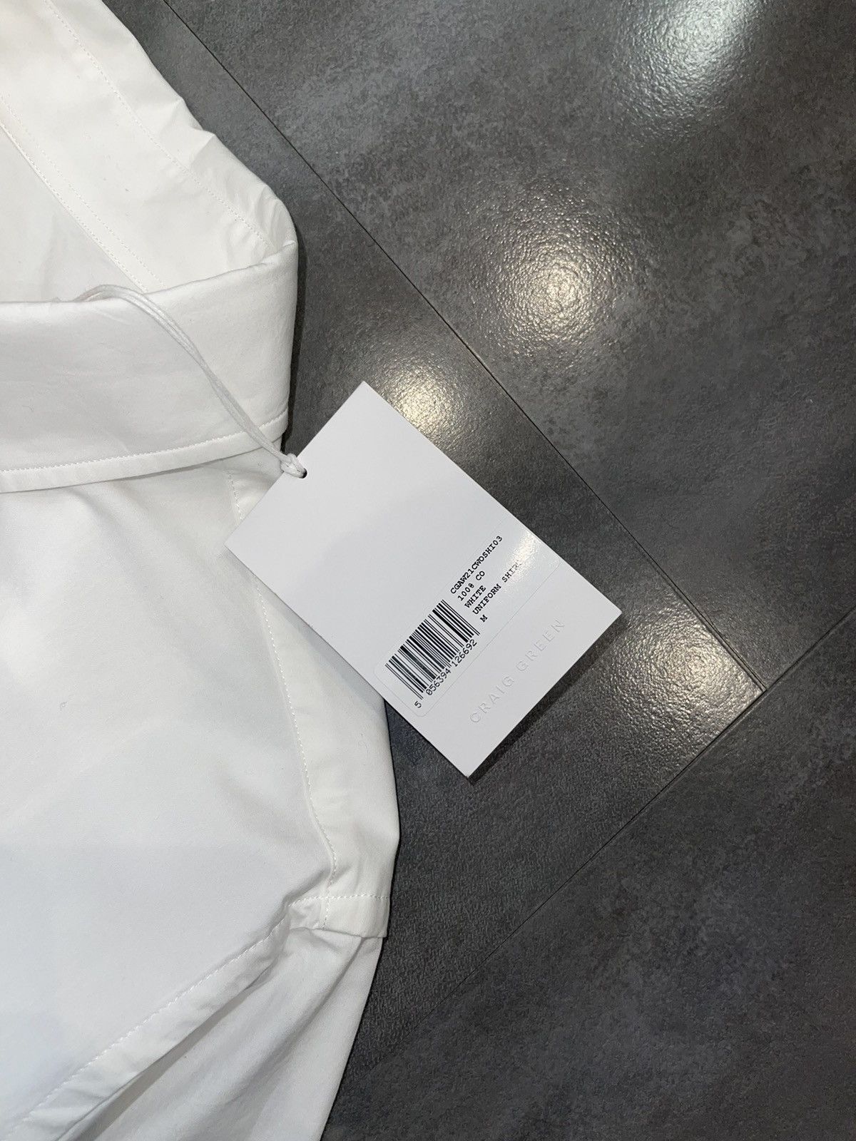 Craig Green !DS! AW21 Craig Green Hole Pocket Uniform White Shirt Size US M / EU 48-50 / 2 - 14 Thumbnail