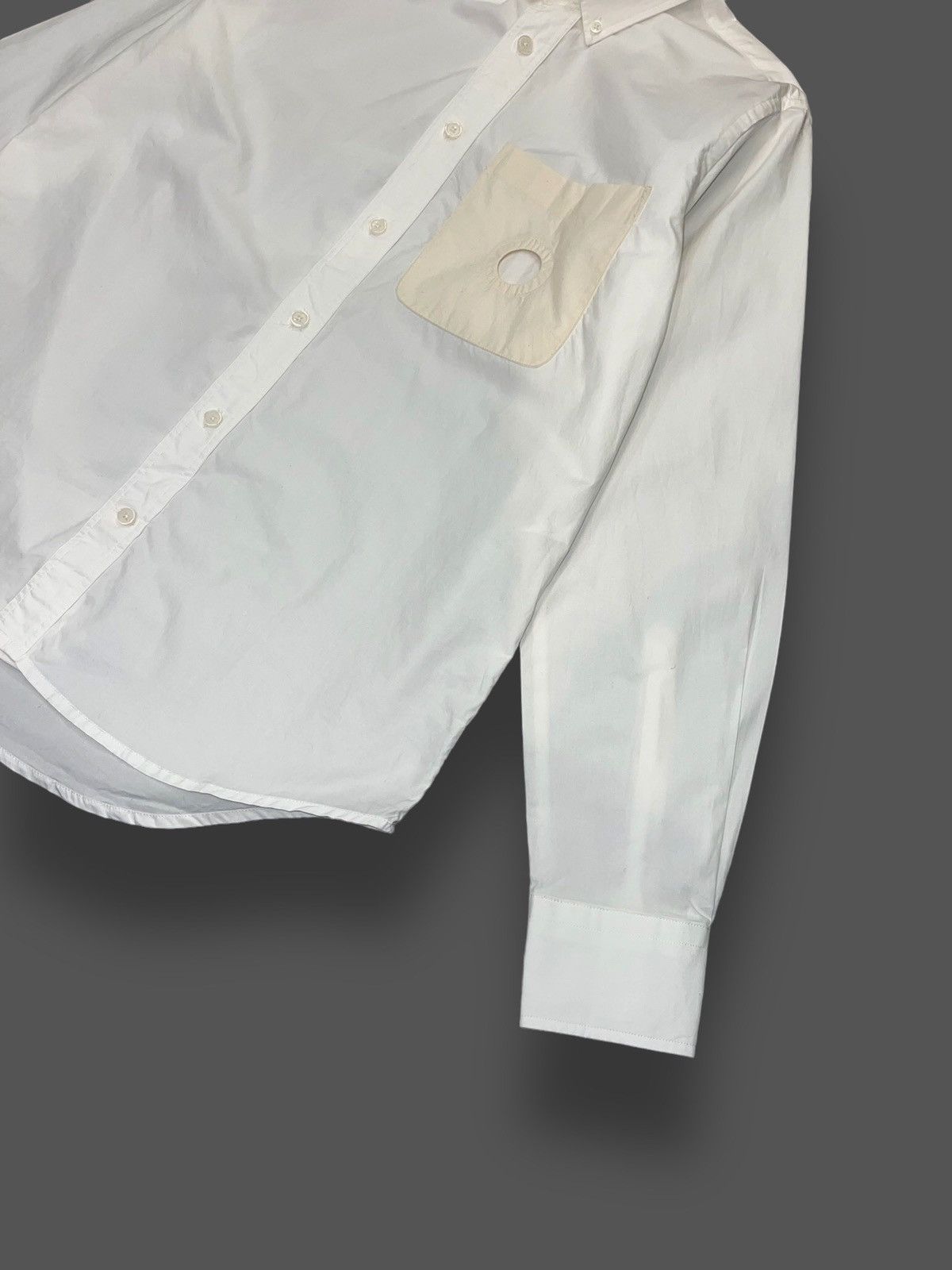 Craig Green !DS! AW21 Craig Green Hole Pocket Uniform White Shirt Size US M / EU 48-50 / 2 - 5 Thumbnail