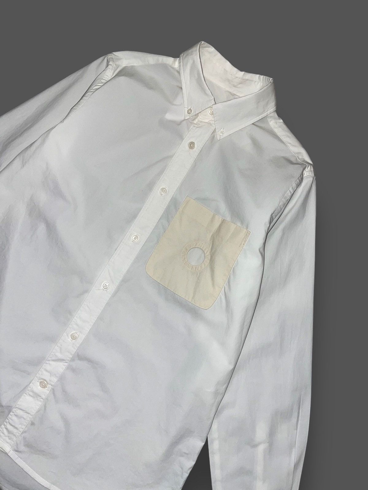 Craig Green !DS! AW21 Craig Green Hole Pocket Uniform White Shirt Size US M / EU 48-50 / 2 - 7 Thumbnail