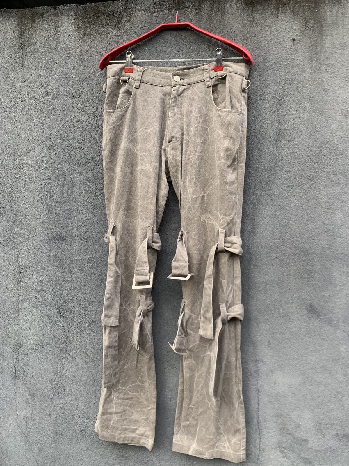 Vintage 👹Vintage Military Style Parachute Cargo Pants Size US 31 - 2 Thumbnail