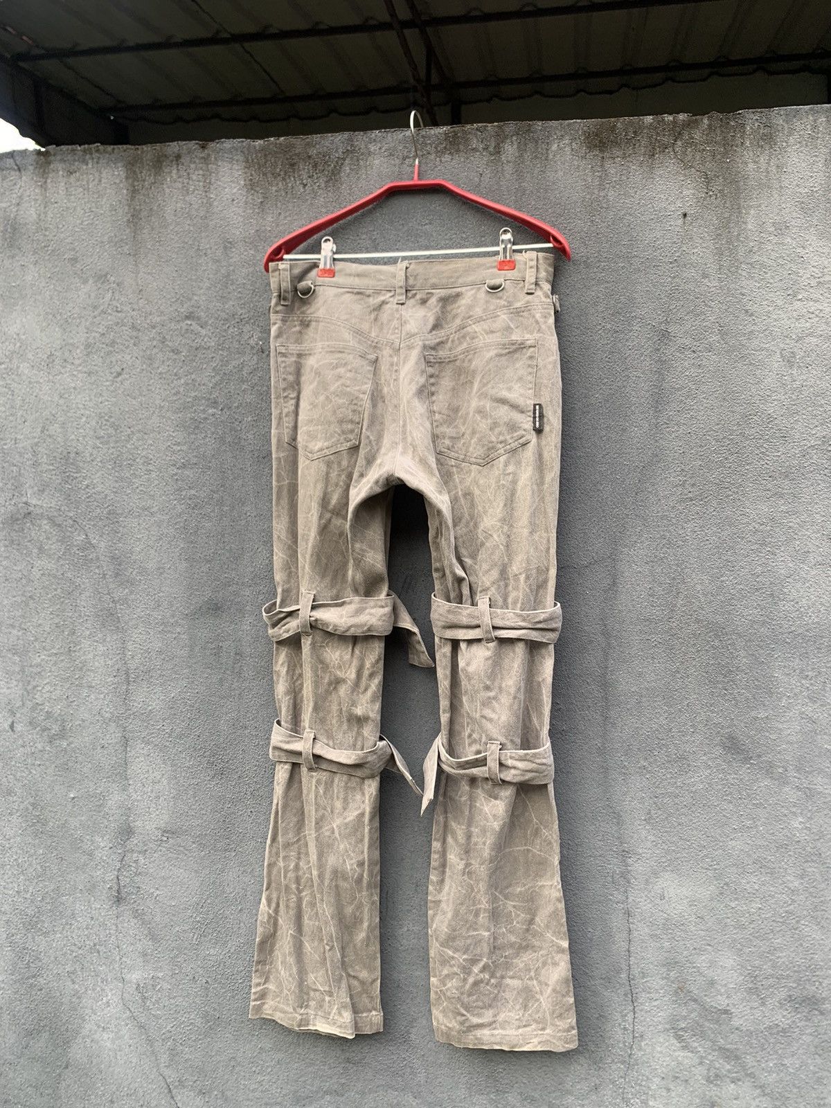 Vintage 👹Vintage Military Style Parachute Cargo Pants Size US 31 - 8 Thumbnail