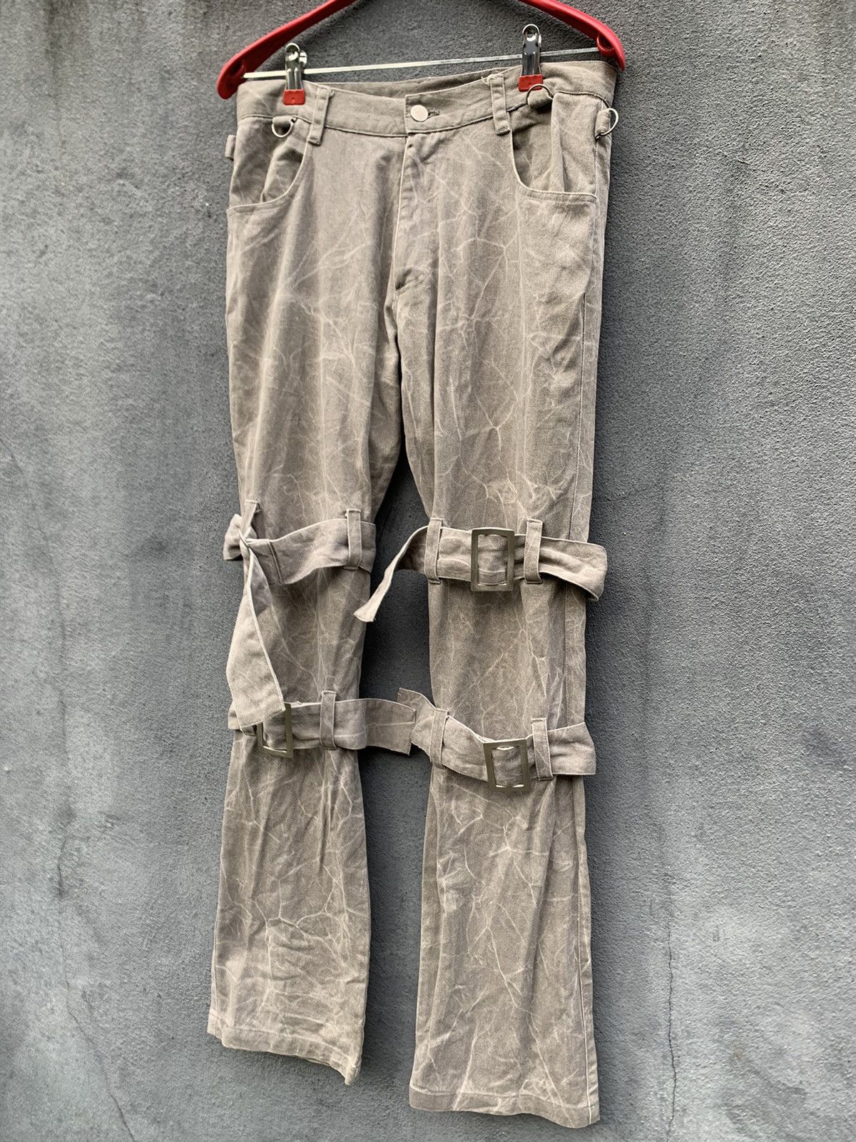Vintage 👹Vintage Military Style Parachute Cargo Pants Size US 31 - 5 Thumbnail