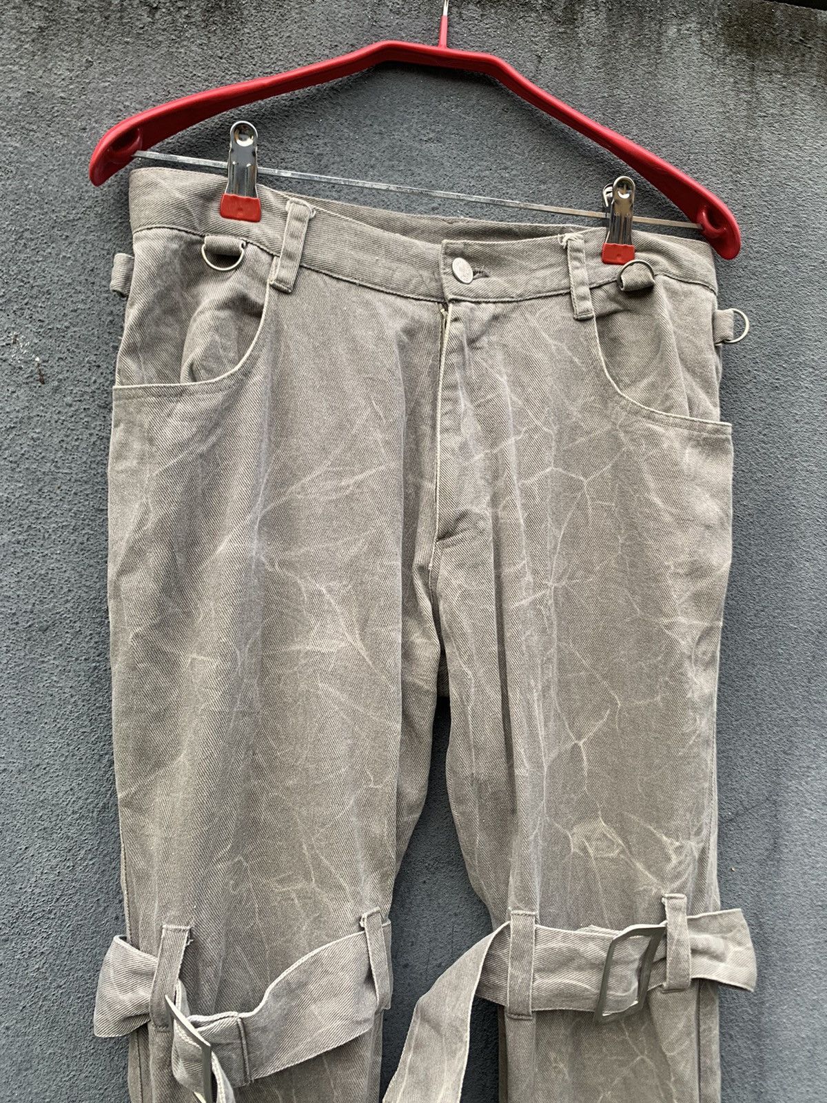 Vintage 👹Vintage Military Style Parachute Cargo Pants Size US 31 - 6 Thumbnail