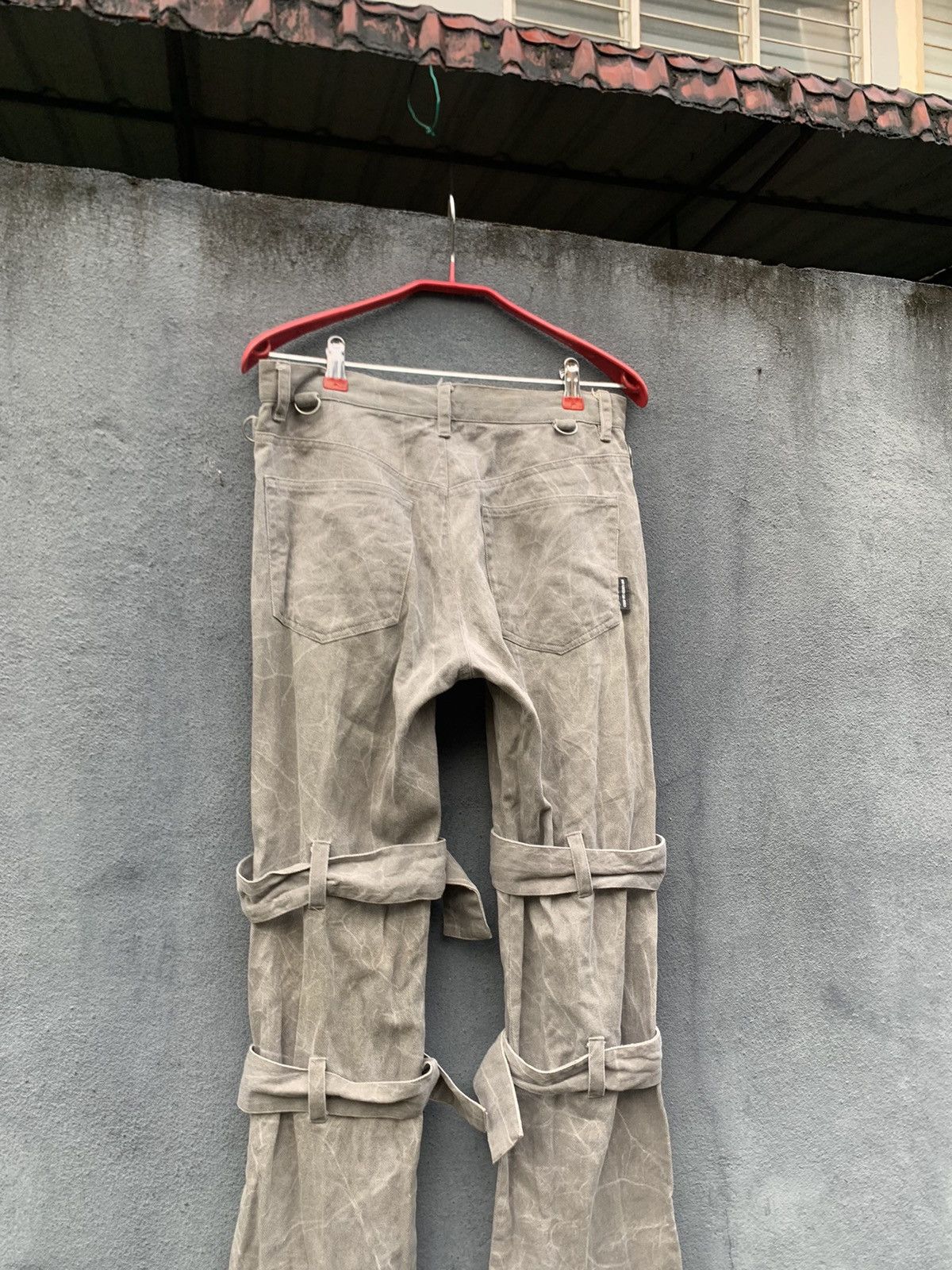 Vintage 👹Vintage Military Style Parachute Cargo Pants Size US 31 - 9 Thumbnail