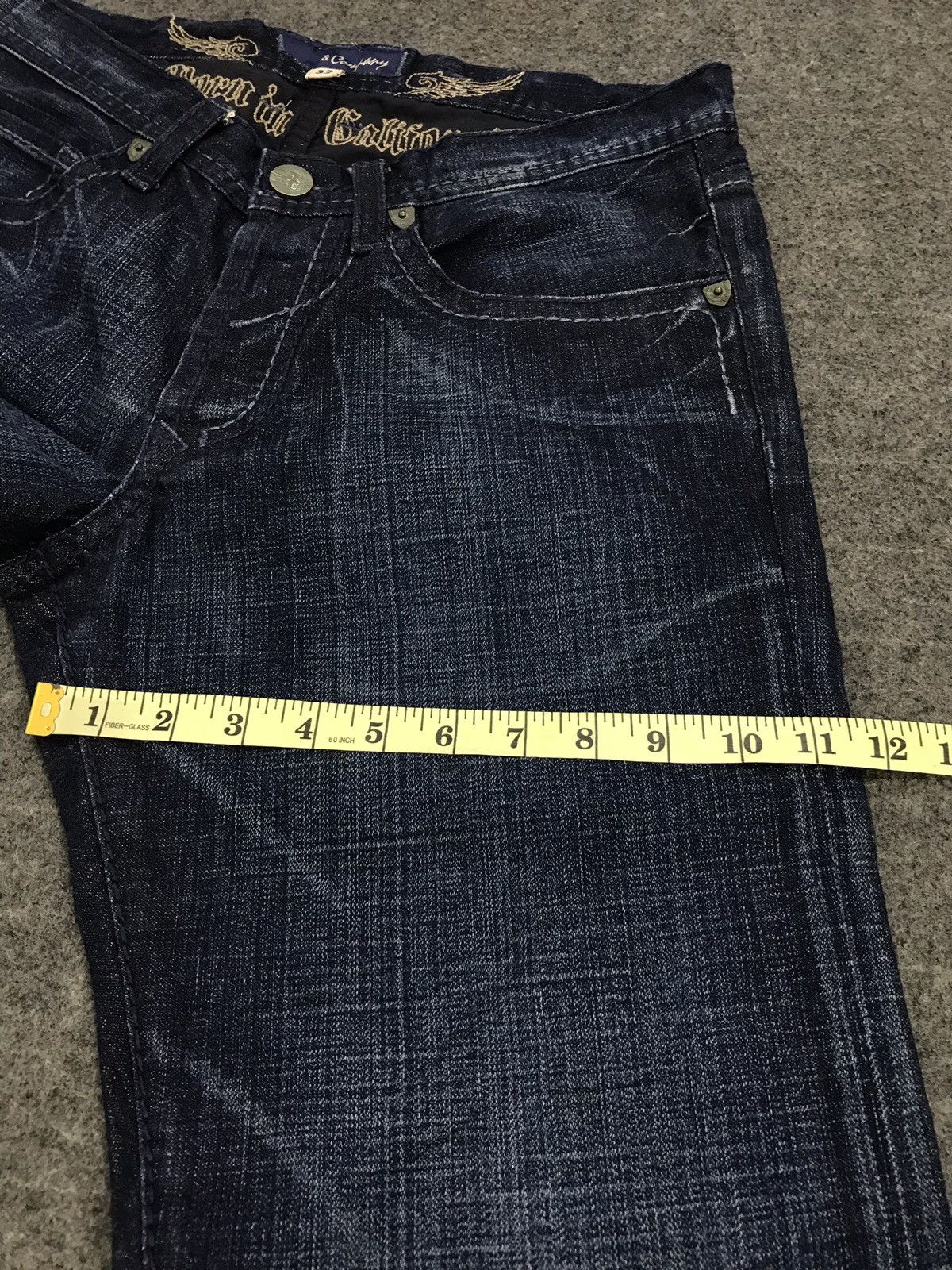 Japanese Brand Vintage J & Company Born in California Indigo Denim Jeans Size US 32 / EU 48 - 19 Thumbnail
