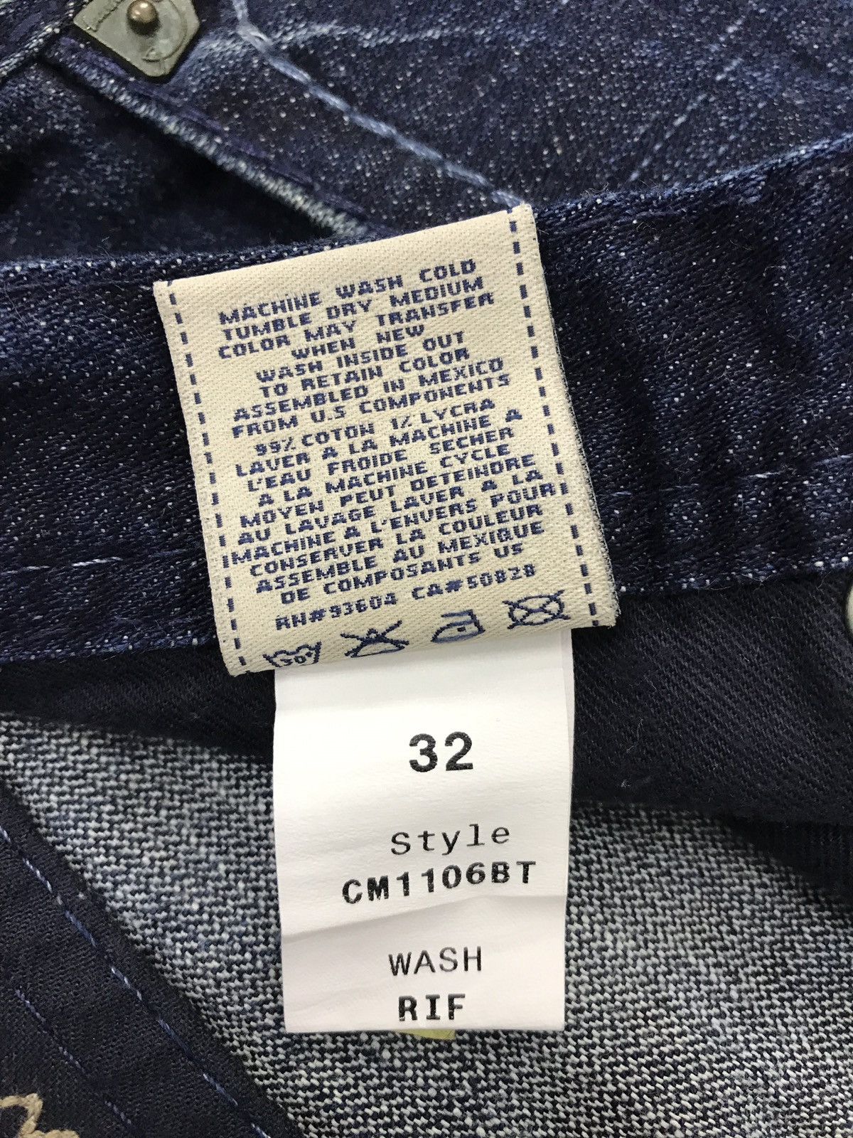 Japanese Brand Vintage J & Company Born in California Indigo Denim Jeans Size US 32 / EU 48 - 12 Thumbnail