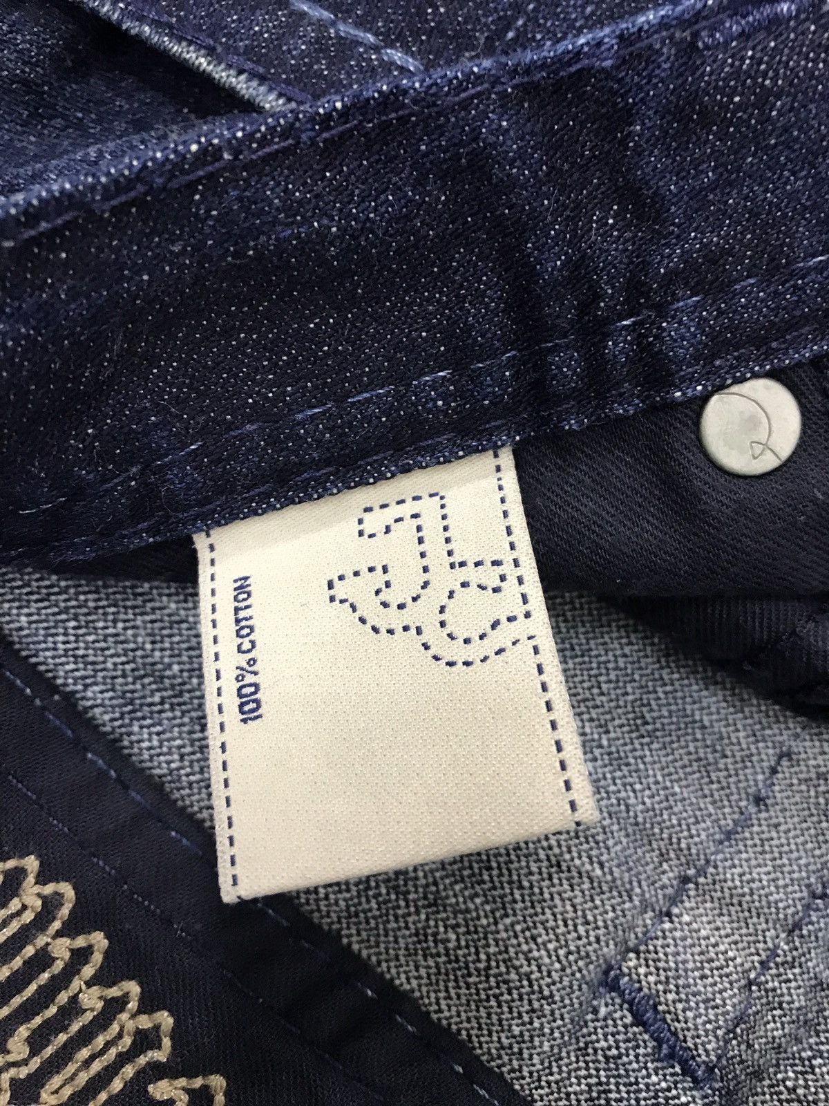 Japanese Brand Vintage J & Company Born in California Indigo Denim Jeans Size US 32 / EU 48 - 11 Thumbnail