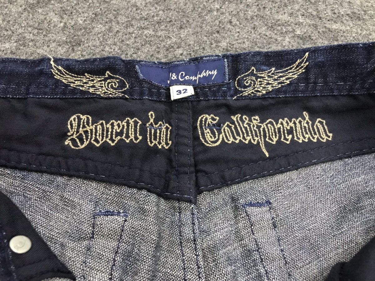Japanese Brand Vintage J & Company Born in California Indigo Denim Jeans Size US 32 / EU 48 - 10 Thumbnail
