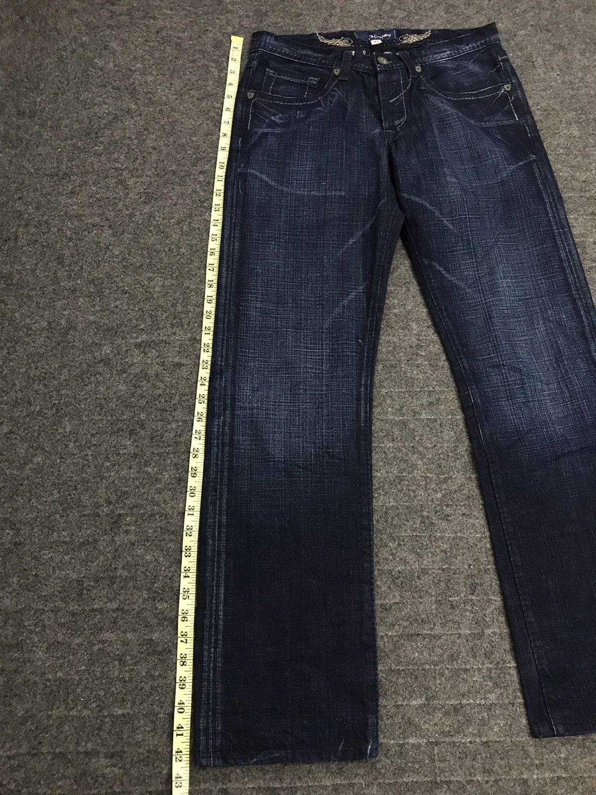 Japanese Brand Vintage J & Company Born in California Indigo Denim Jeans Size US 32 / EU 48 - 16 Thumbnail