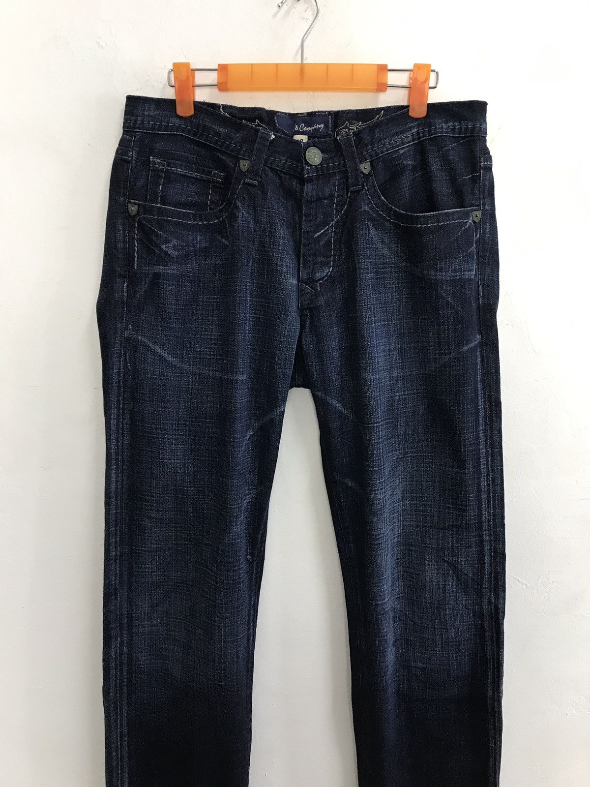 Japanese Brand Vintage J & Company Born in California Indigo Denim Jeans Size US 32 / EU 48 - 3 Thumbnail