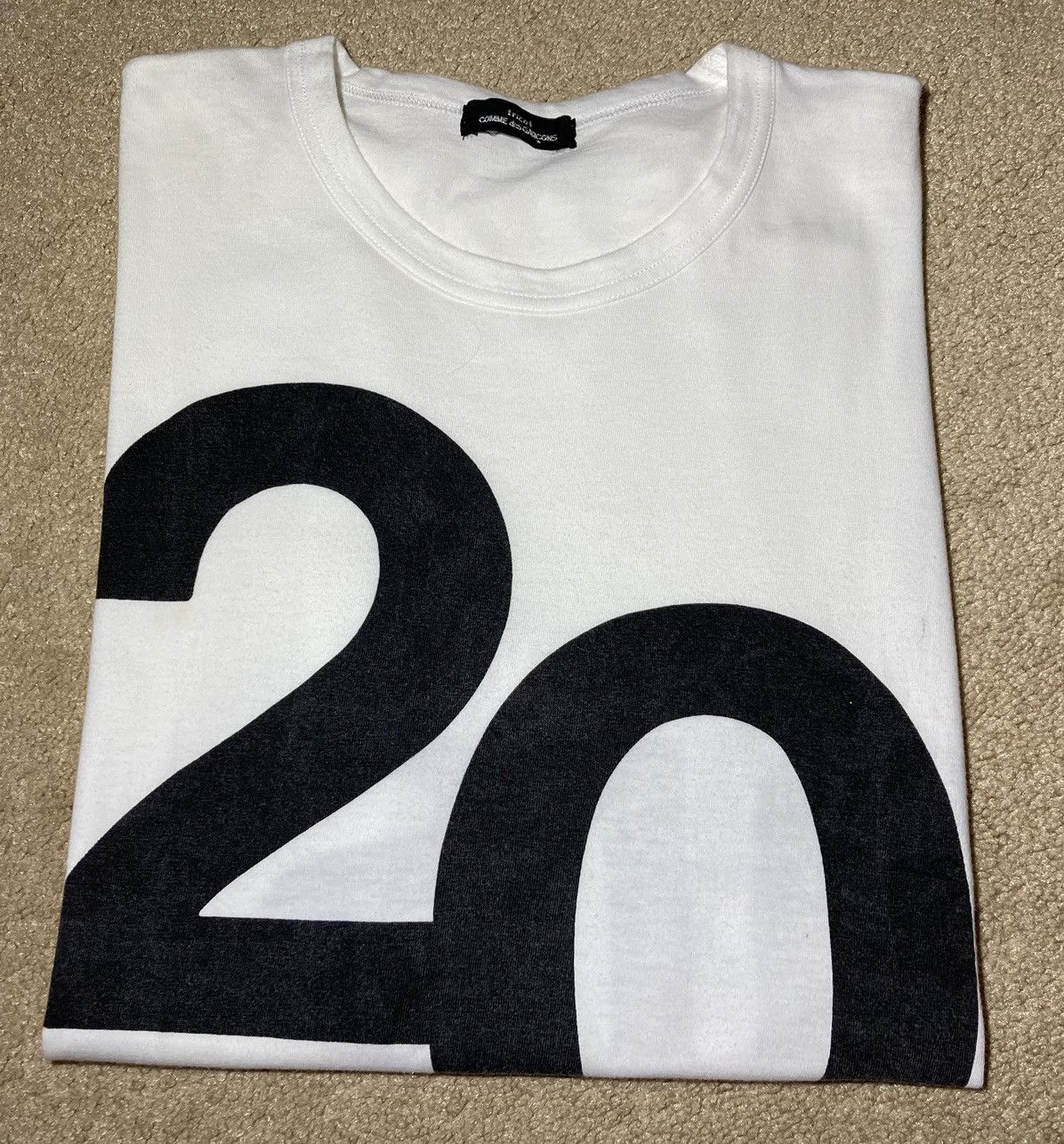 Comme des Garcons SS93 Comme Des Garcons 20 Years Anniversary Tee OS 90s CDG Size US M / EU 48-50 / 2 - 1 Thumbnail