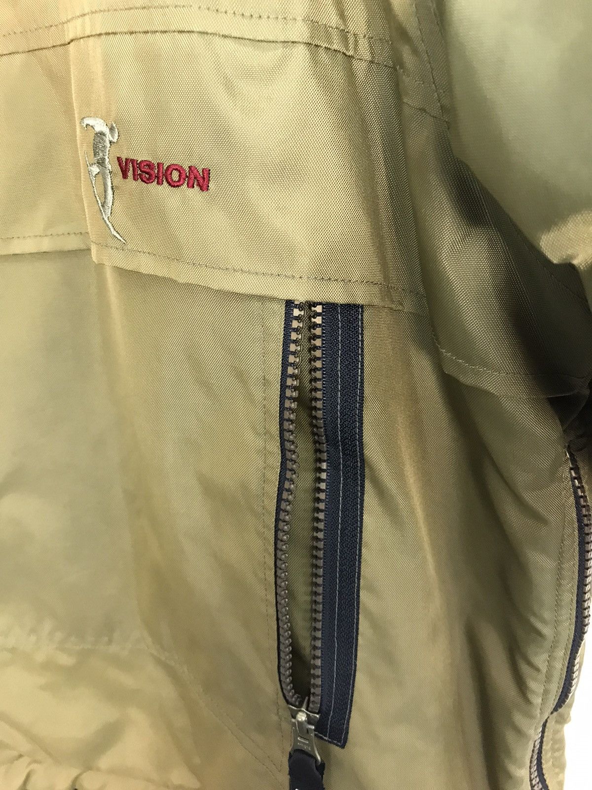 Vintage × Vision Streetwear Vtg Vision Streetwear Faded Military Hoodie Jacket Size US XL / EU 56 / 4 - 7 Thumbnail