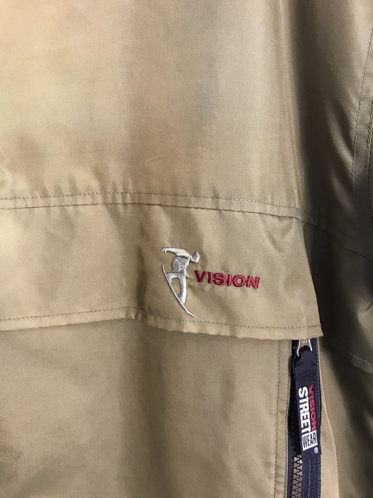 Vintage × Vision Streetwear Vtg Vision Streetwear Faded Military Hoodie Jacket Size US XL / EU 56 / 4 - 5 Thumbnail