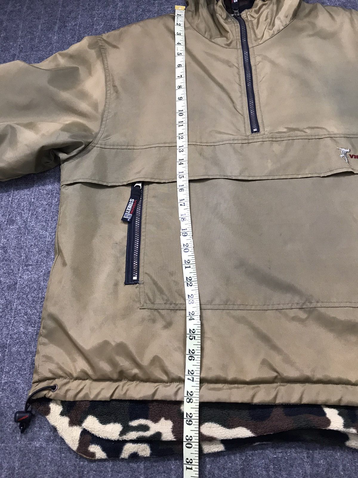 Vintage × Vision Streetwear Vtg Vision Streetwear Faded Military Hoodie Jacket Size US XL / EU 56 / 4 - 12 Thumbnail