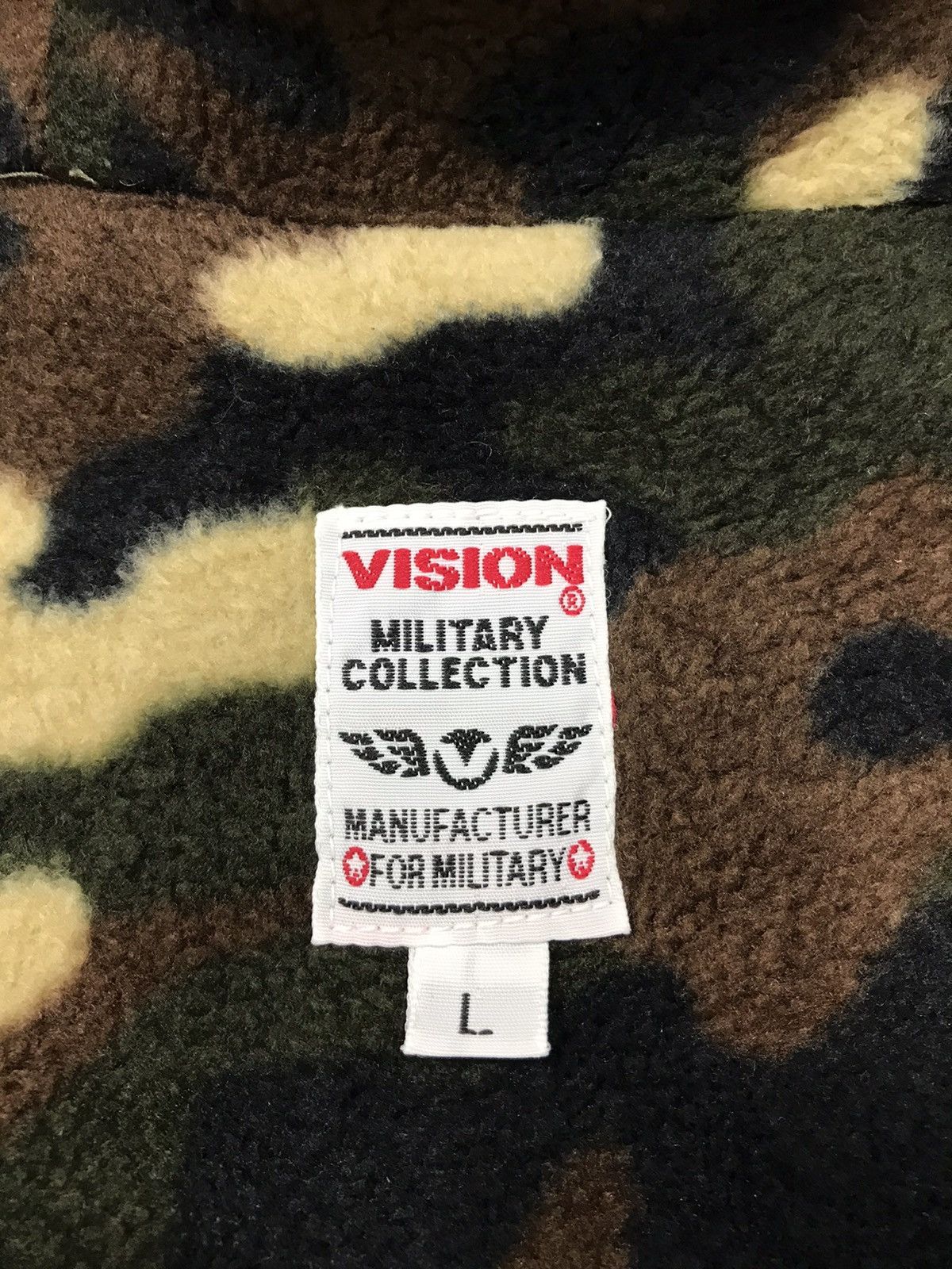 Vintage × Vision Streetwear Vtg Vision Streetwear Faded Military Hoodie Jacket Size US XL / EU 56 / 4 - 9 Thumbnail