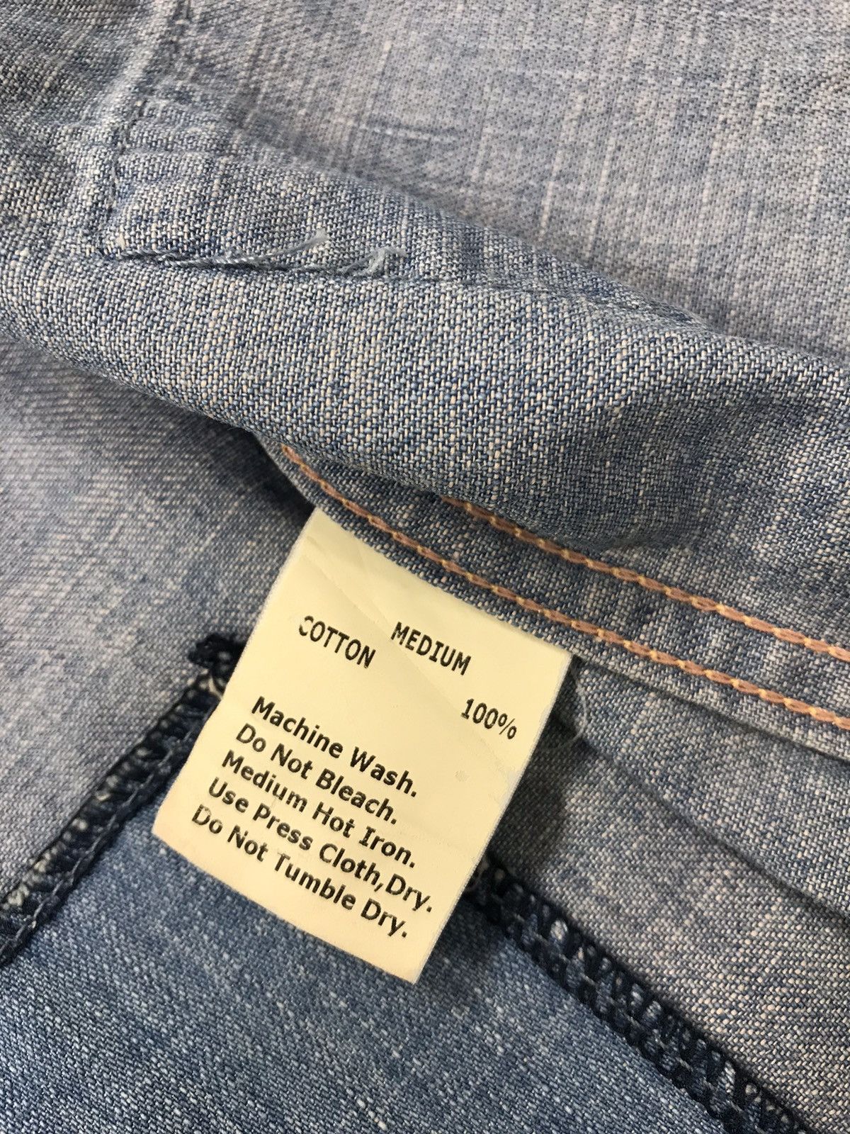 Japanese Brand × Vintage Vintage Naked Sun Snap Button Custom Patchwork Denim Design Size US S / EU 44-46 / 1 - 9 Thumbnail