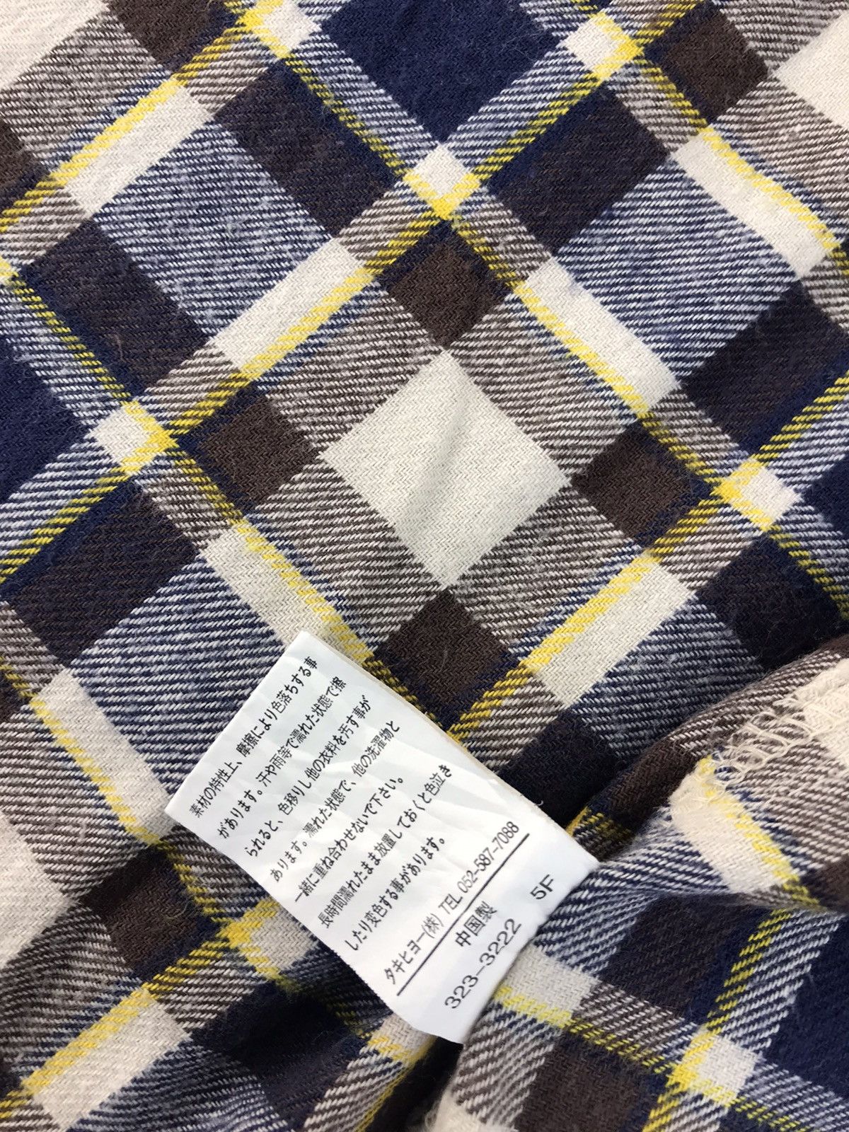 Flannel × Vintage × Wrangler Vtg Flannel Plaid Wrangler Since 1904 Snap Button Design Size US S / EU 44-46 / 1 - 9 Thumbnail