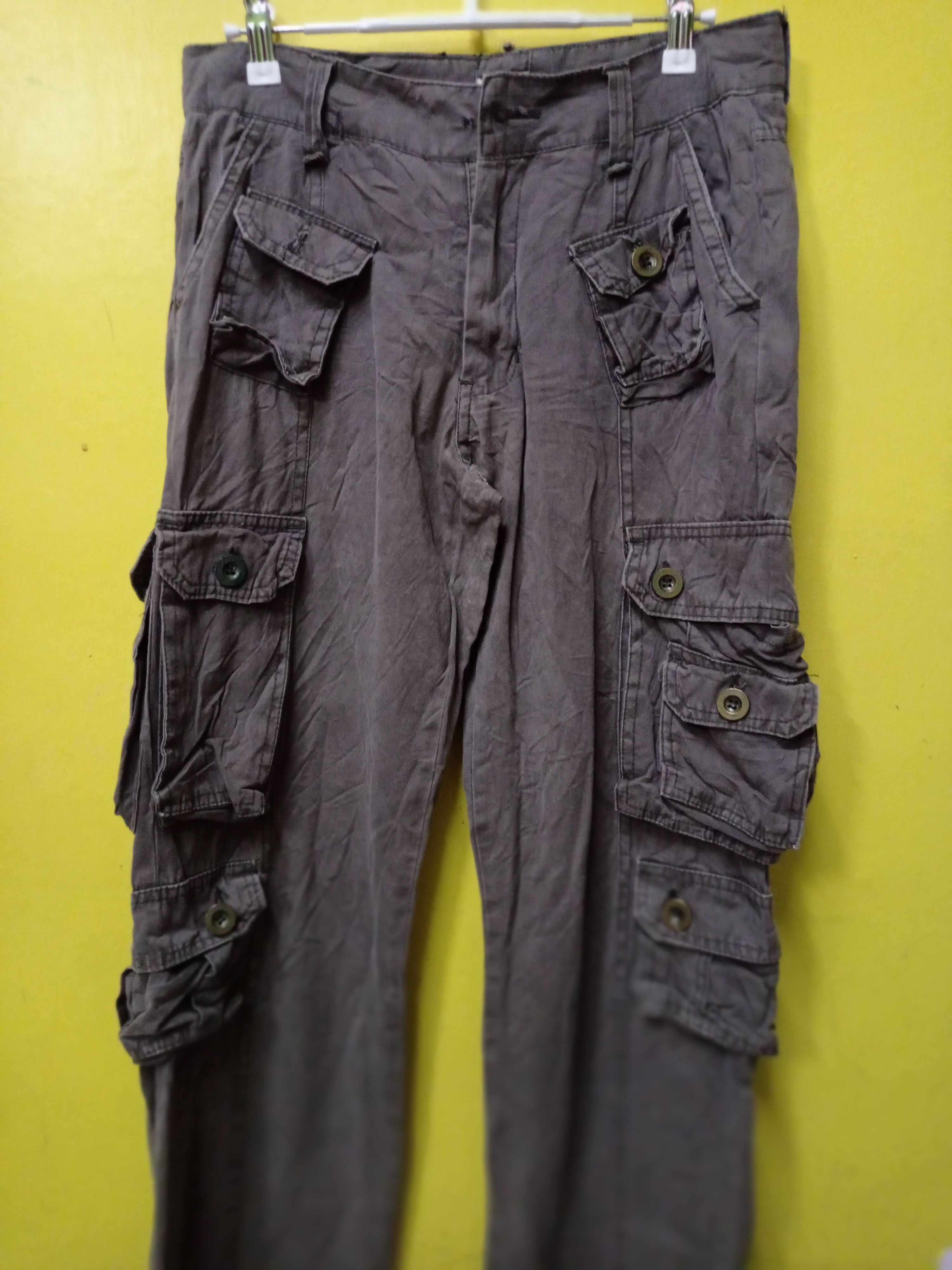Japanese Brand × Vintage RETRO 1965 Old Cargo Pant Multiple Pocket (JAPAN DESIGN) Size US 31 - 3 Thumbnail
