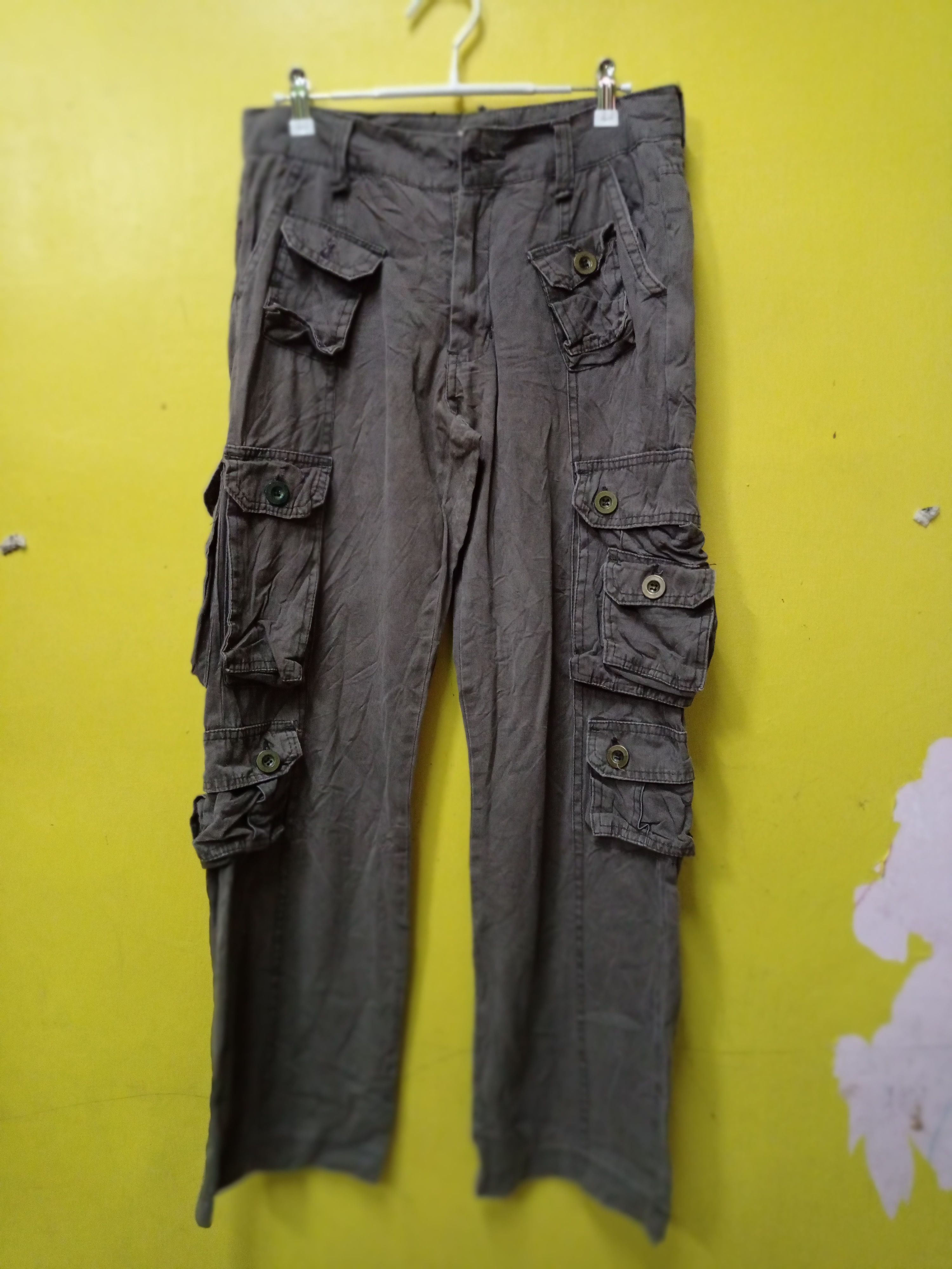 Japanese Brand × Vintage RETRO 1965 Old Cargo Pant Multiple Pocket (JAPAN DESIGN) Size US 31 - 6 Thumbnail