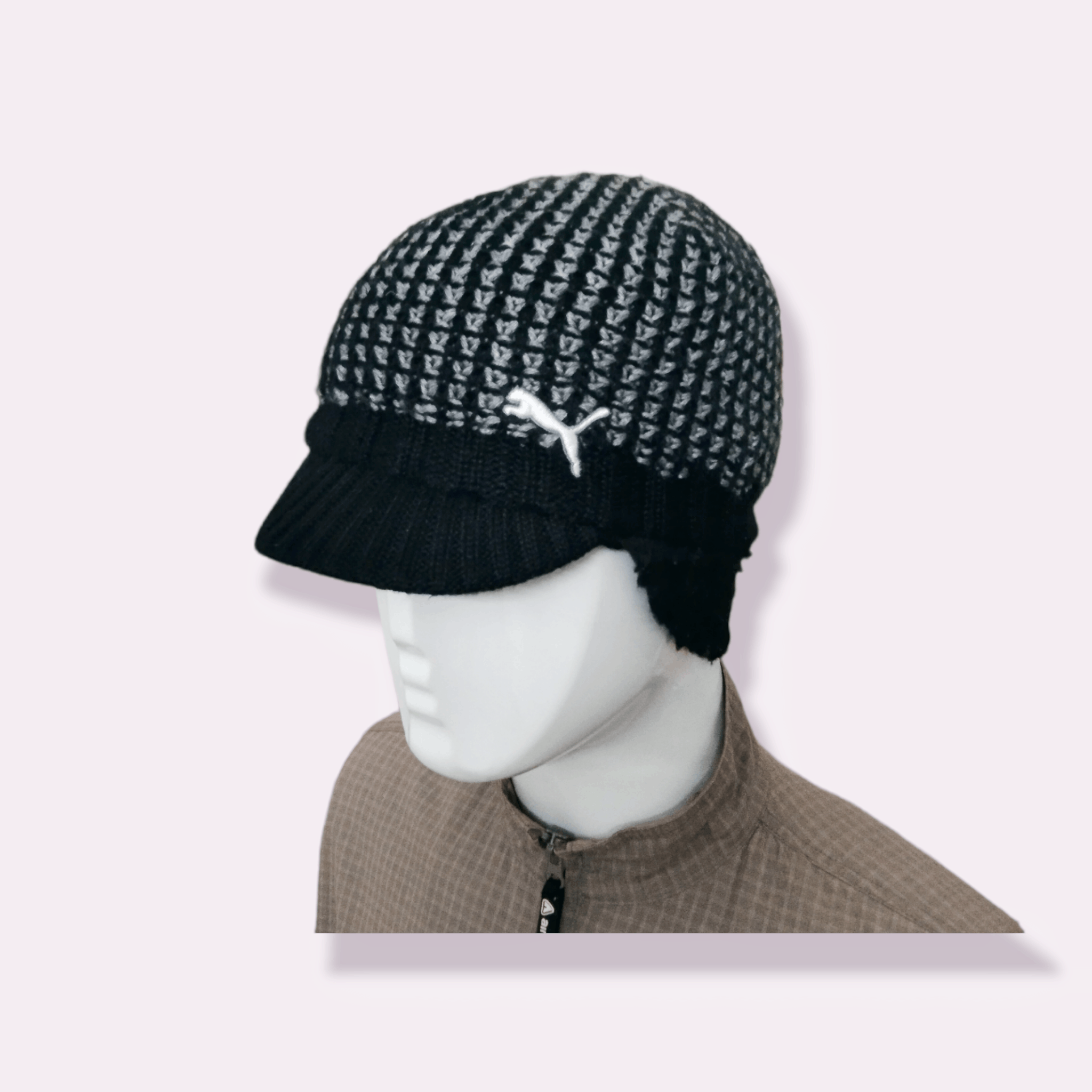 Puma RARE PUMA EARMUFF BEANIE HAT Size ONE SIZE - 6 Thumbnail