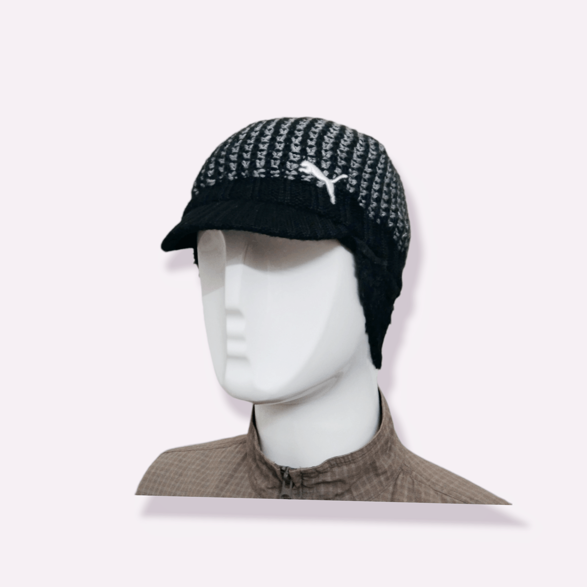 Puma RARE PUMA EARMUFF BEANIE HAT Size ONE SIZE - 3 Thumbnail