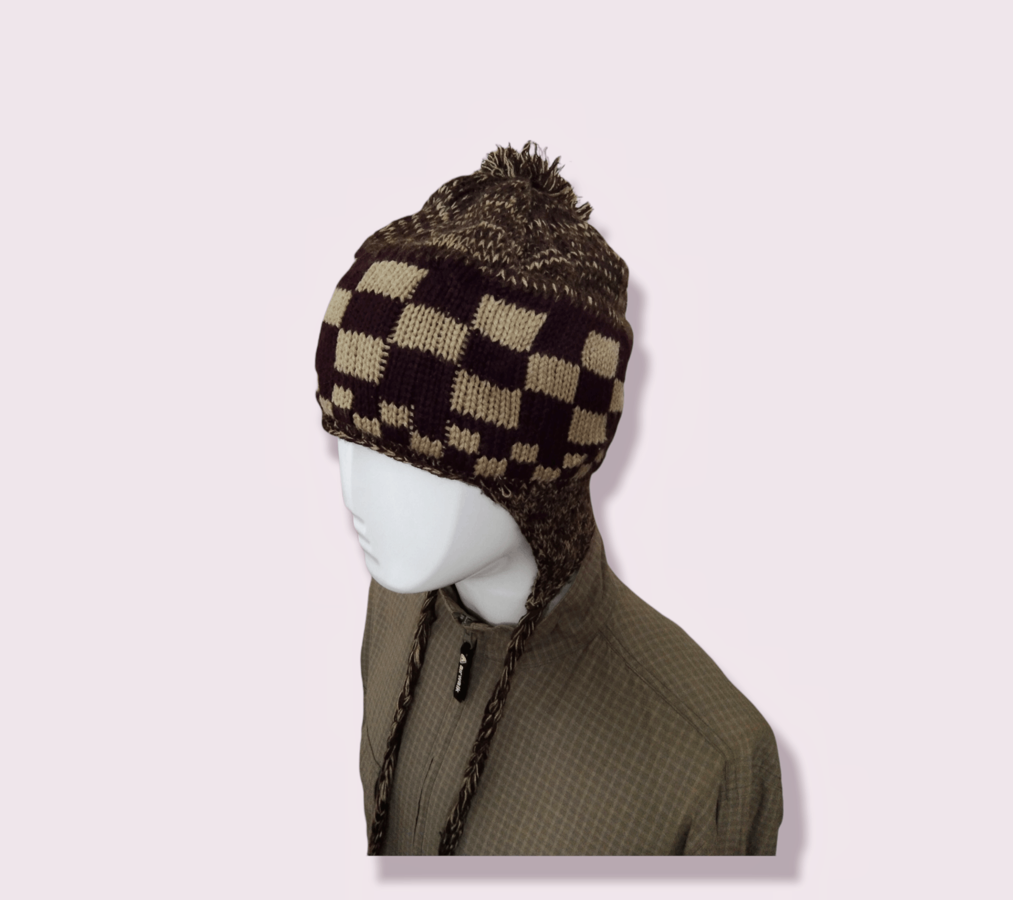Other VINTAGE KNITTED EARMUFF BEANIE HAT JAPAN Size ONE SIZE - 6 Thumbnail