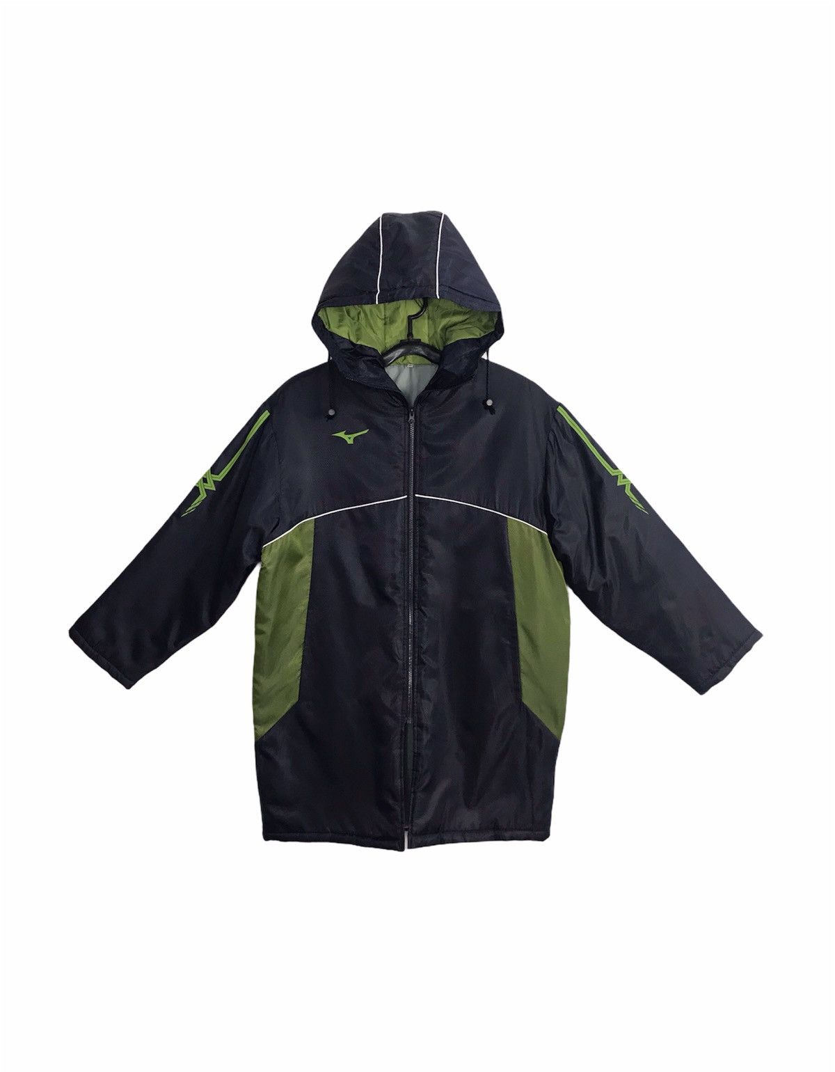 Mizuno Vtg Mizuno Parkas Double Pockets Winter Wear Jacket Hoodie Size US XL / EU 56 / 4 - 1 Thumbnail
