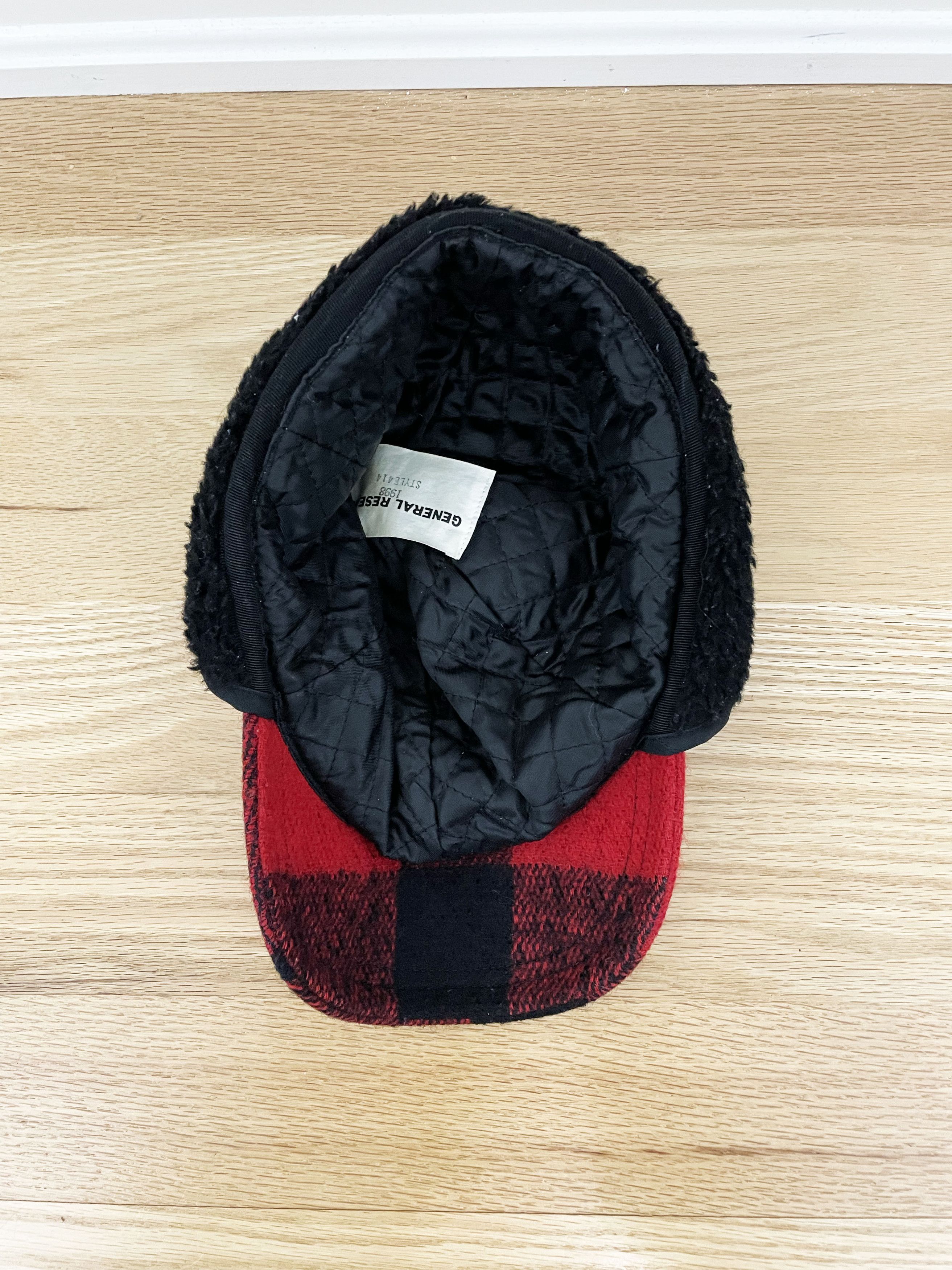 General Research 1998 Flannel Hunter Hat Size ONE SIZE - 4 Thumbnail