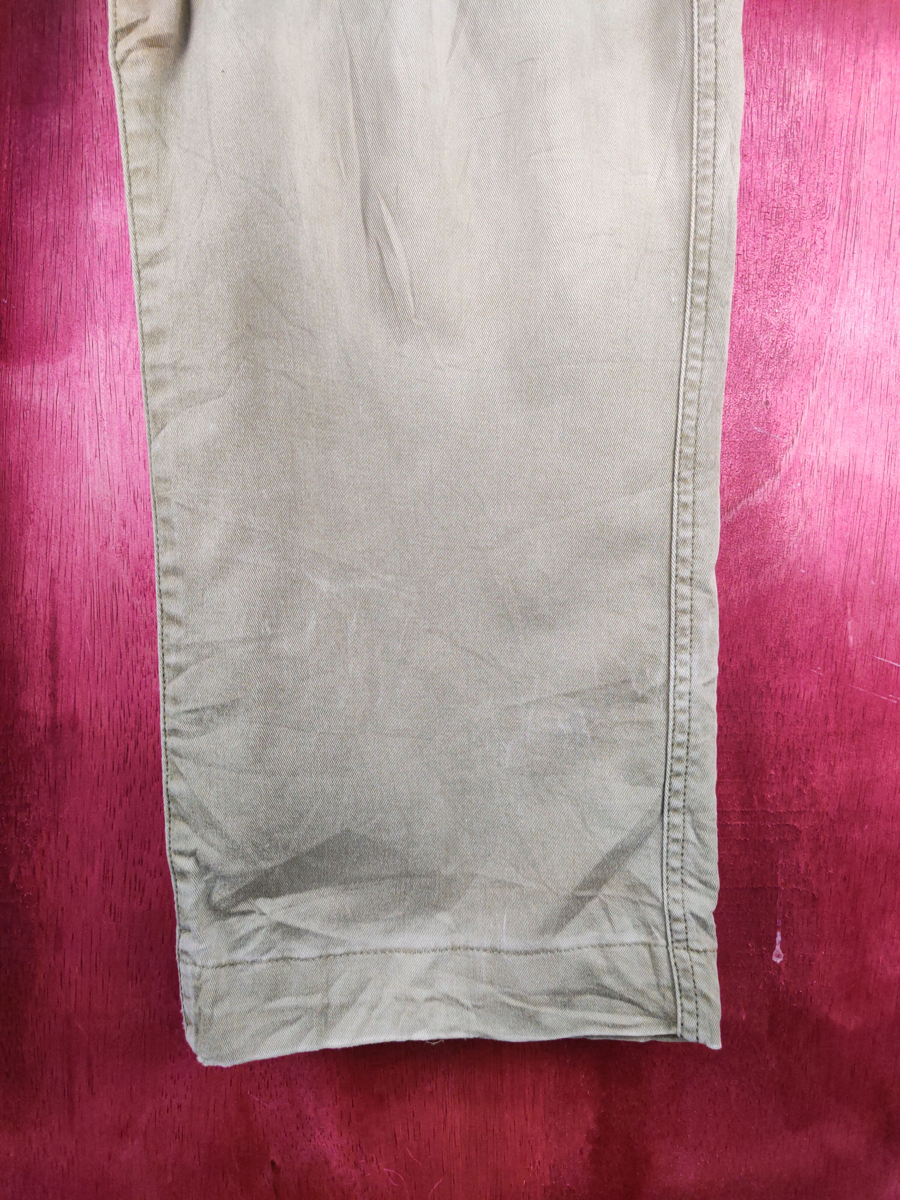 Japanese Brand × Vintage Japanese Brand Olive faded Casual Pants #S741 Size US 35 - 6 Thumbnail