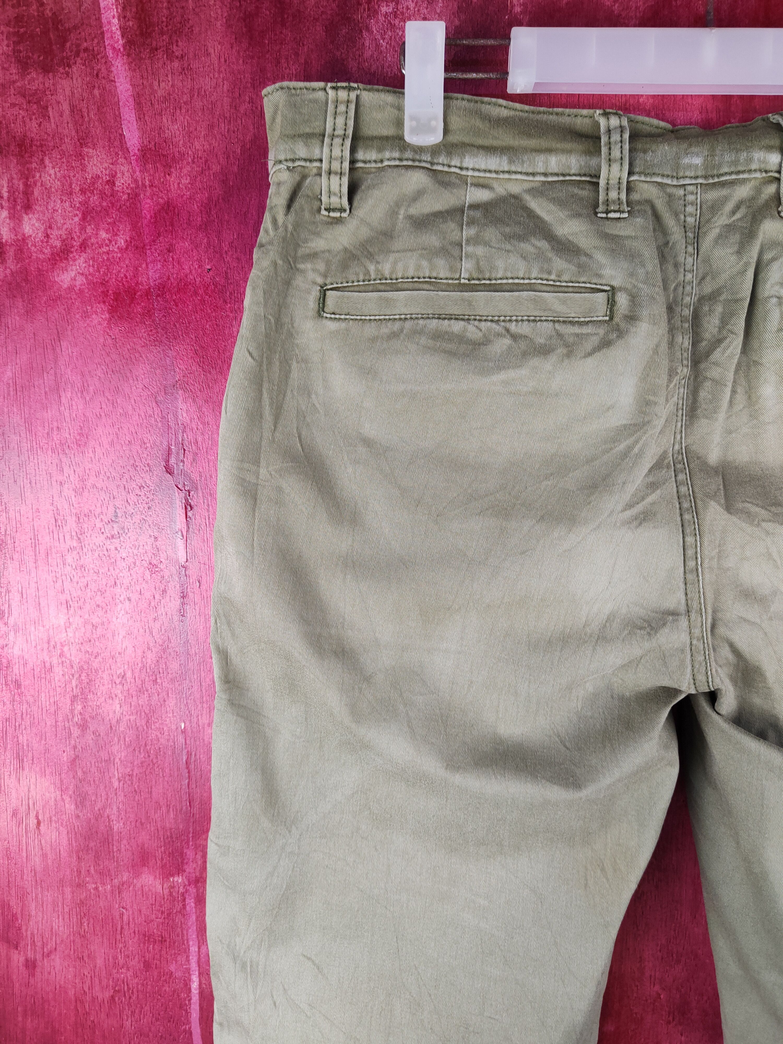 Japanese Brand × Vintage Japanese Brand Olive faded Casual Pants #S741 Size US 35 - 8 Thumbnail