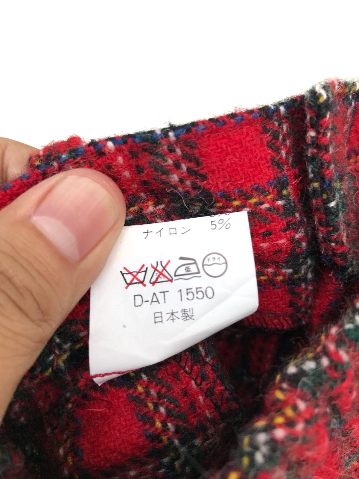 Japanese Brand × Vintage Vintage Tartan Checked Plaid Made In Japan Pants Size US 26 / EU 42 - 6 Thumbnail