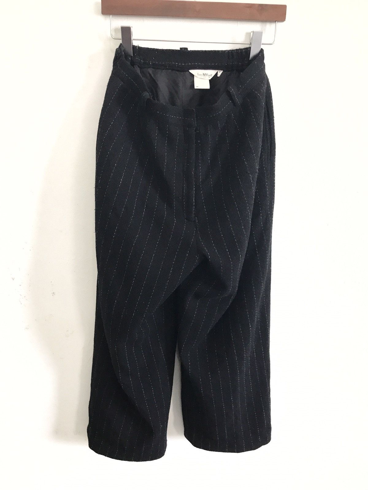 Japanese Brand × Vintage I Am Myself Studio:A High Waist Gabardine Wool Size US 27 - 1 Thumbnail