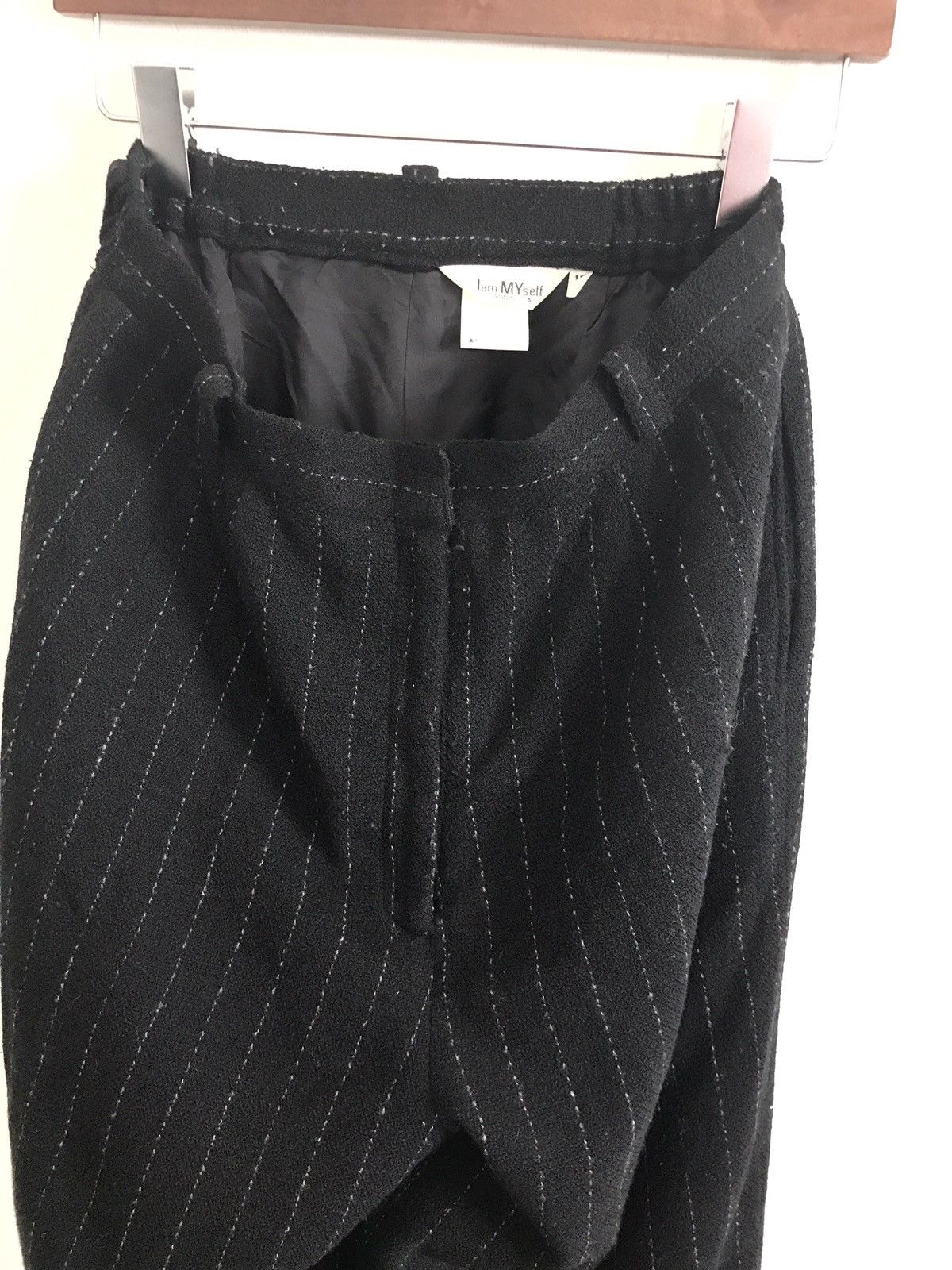Japanese Brand × Vintage I Am Myself Studio:A High Waist Gabardine Wool Size US 27 - 2 Thumbnail