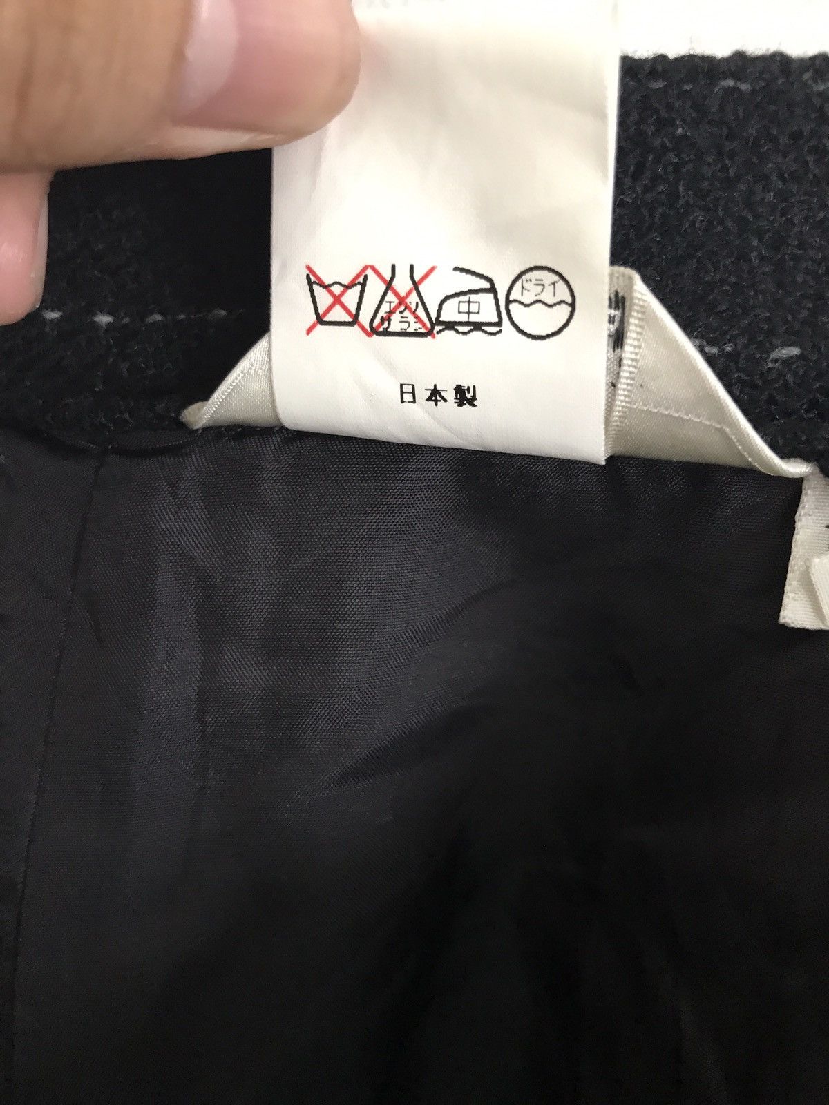 Japanese Brand × Vintage I Am Myself Studio:A High Waist Gabardine Wool Size US 27 - 5 Thumbnail