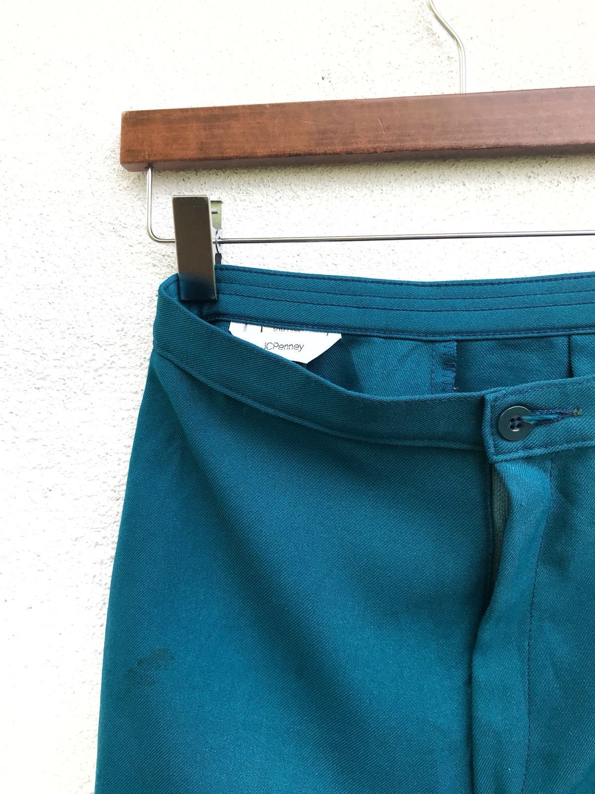 JCPenney × Vintage Vintage JC Penny Casual Blue Trousers Pants Size US 26 / EU 42 - 2 Thumbnail