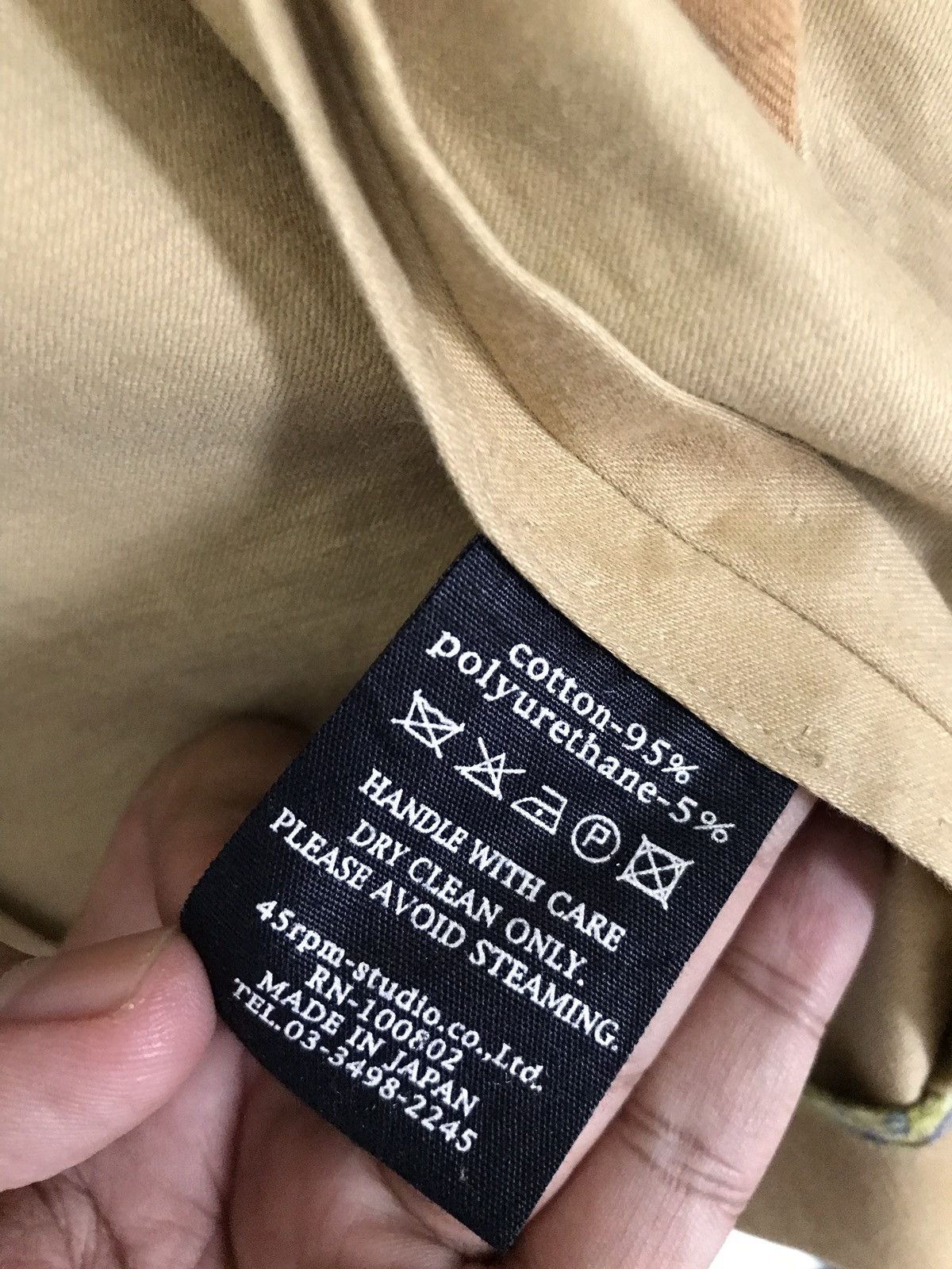 45rpm Vintage 45rpm Cotton Khakis Jacket For Girl Size US S / EU 44-46 / 1 - 9 Thumbnail