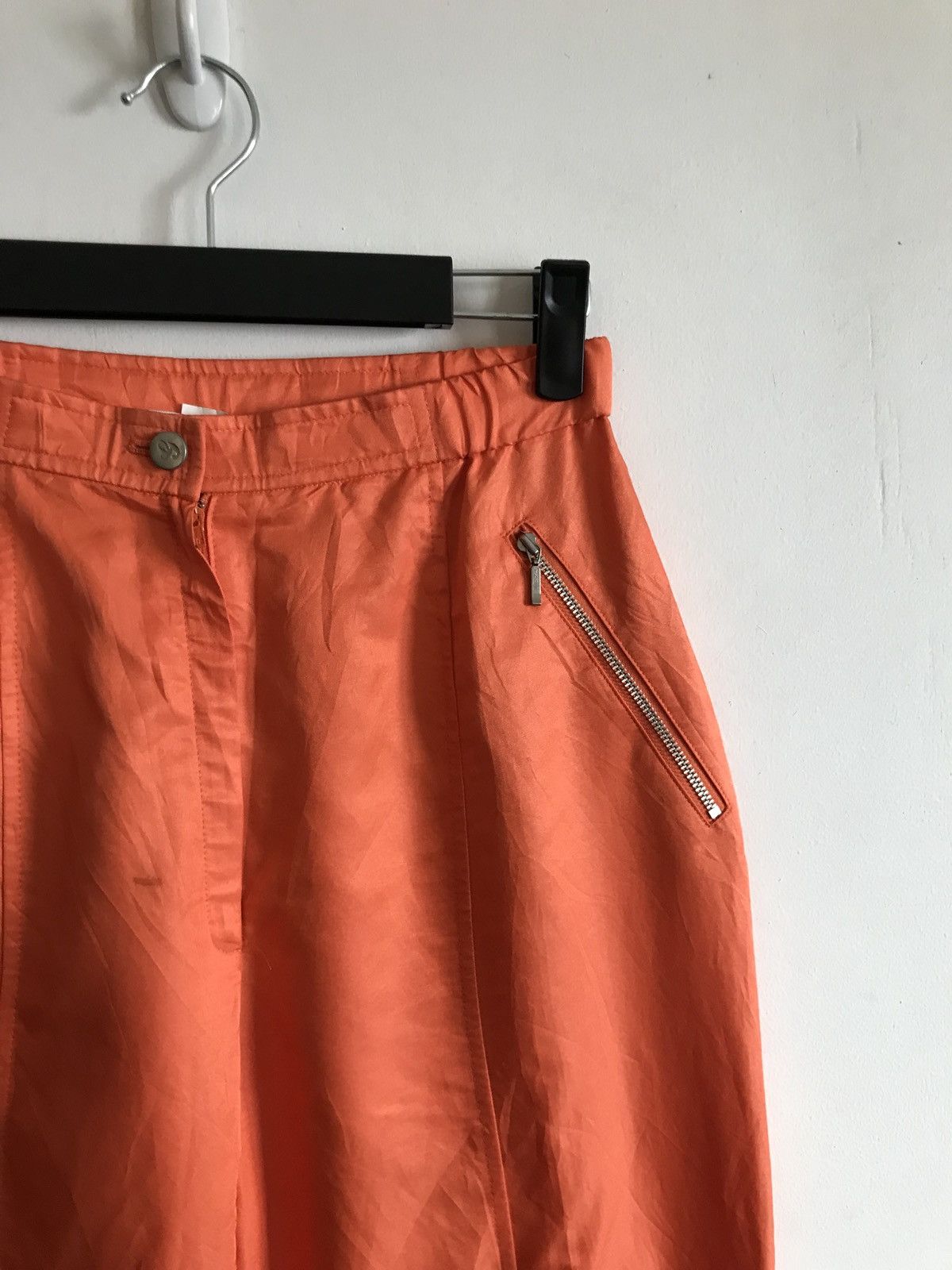 Versace Givy Balloon Zipper Orange Trousers Pants Size US 26 / EU 42 - 3 Thumbnail