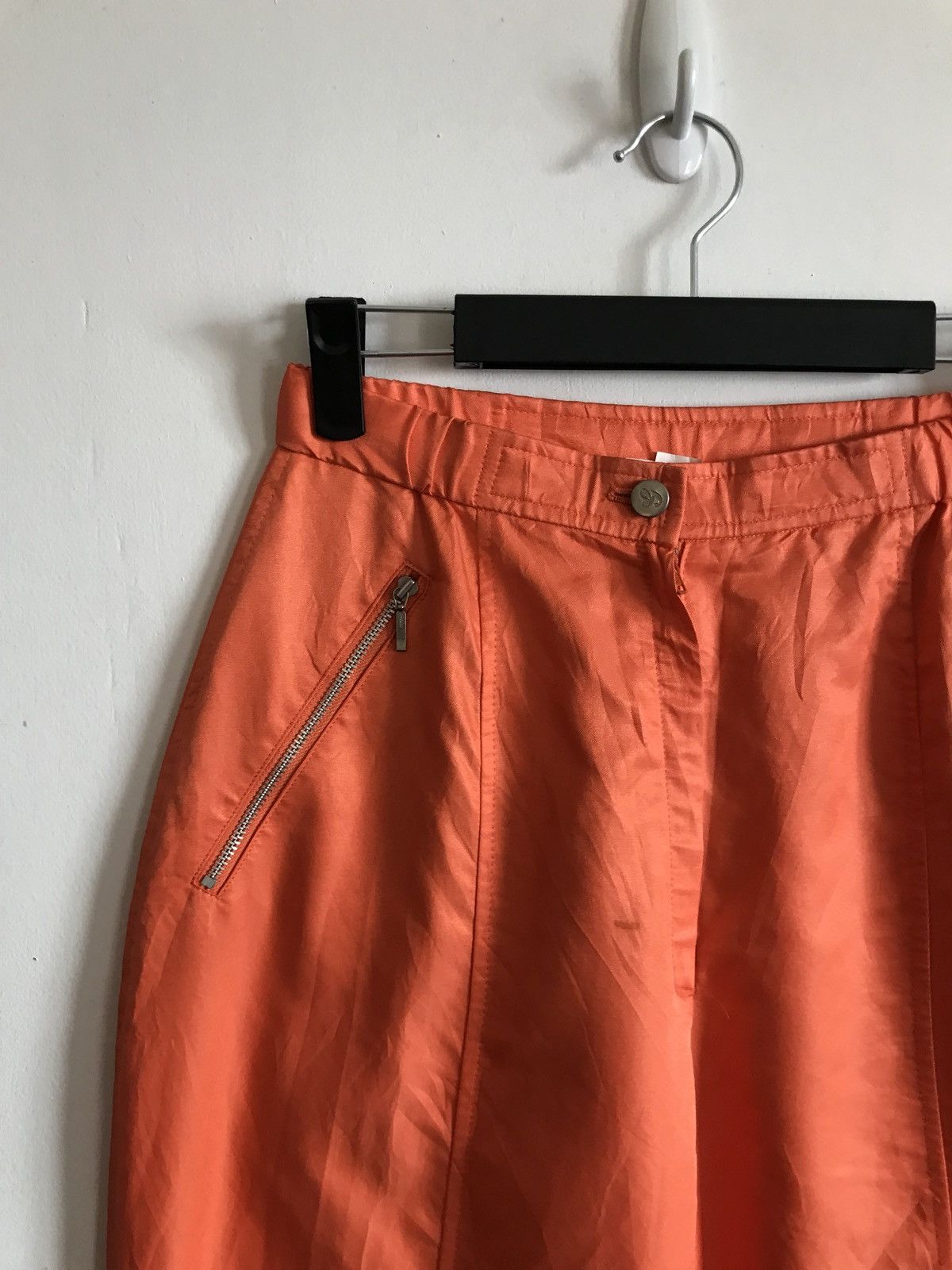 Versace Givy Balloon Zipper Orange Trousers Pants Size US 26 / EU 42 - 2 Thumbnail