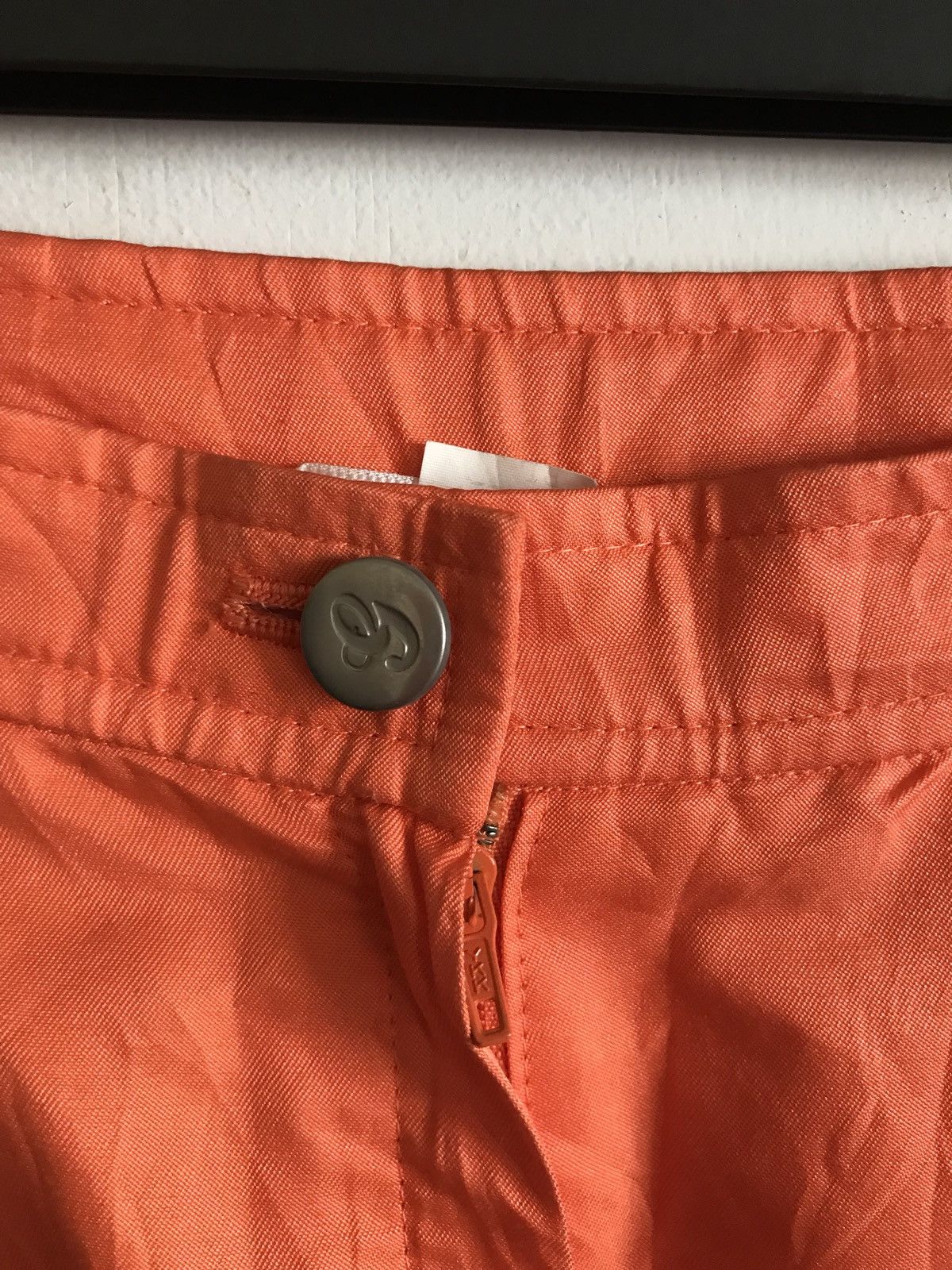 Versace Givy Balloon Zipper Orange Trousers Pants Size US 26 / EU 42 - 7 Thumbnail