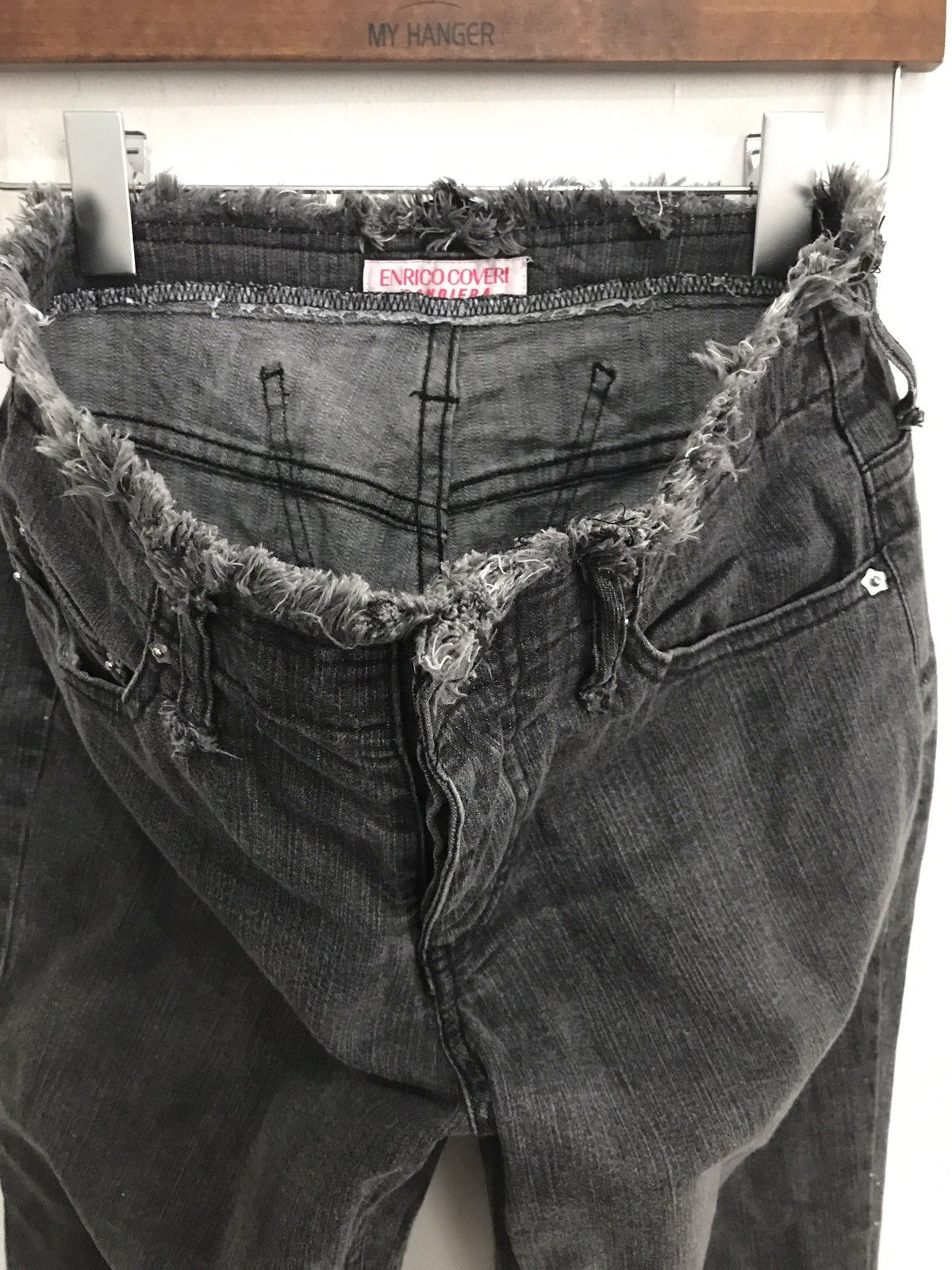 Enrico Coveri Enrico Coveri Cropped Pants Waist 28"x31" Size US 26 / EU 42 - 2 Thumbnail