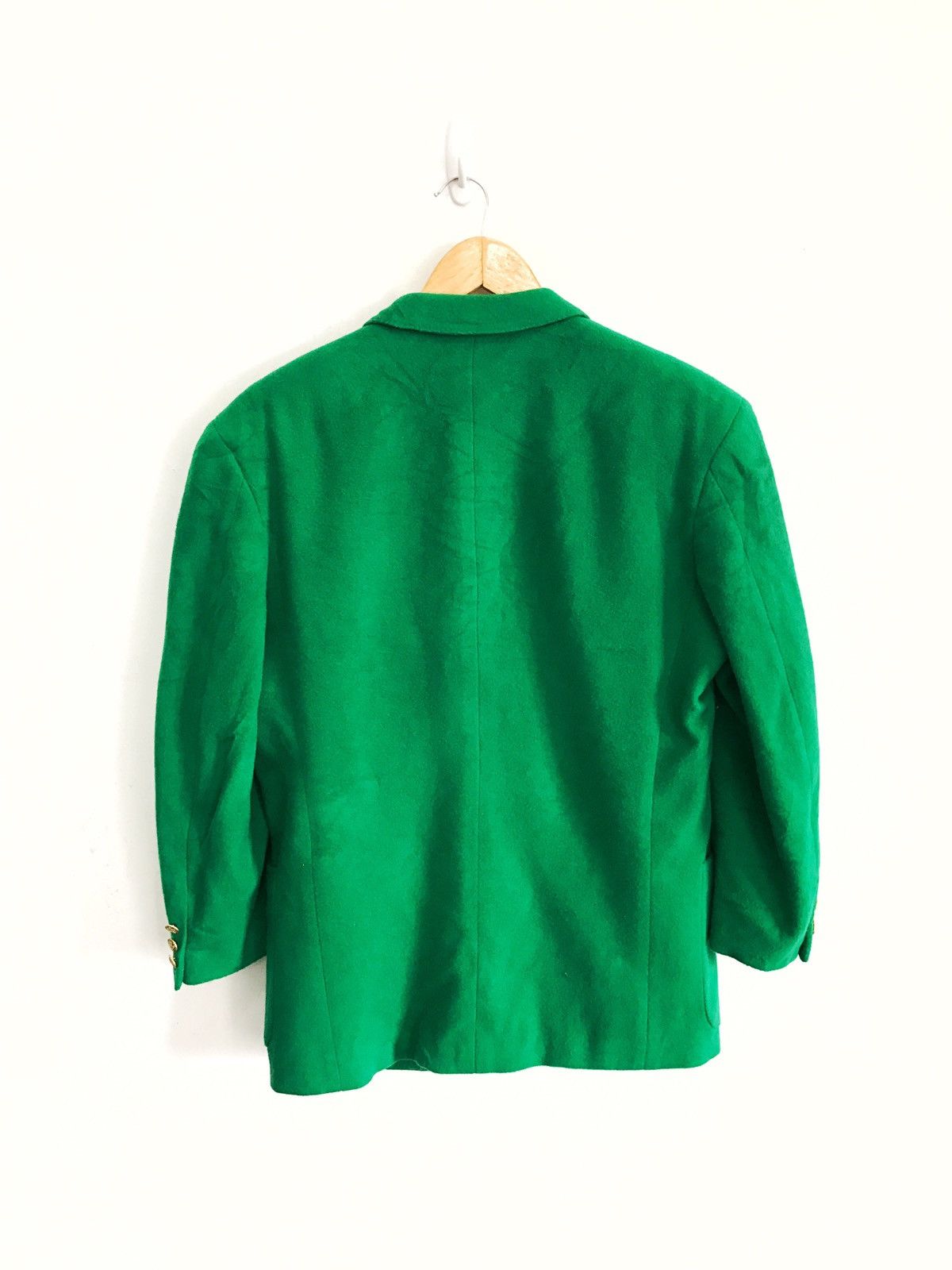 Kenzo KENZO Paris Wool Green Coat Jacket Size 40S - 2 Thumbnail