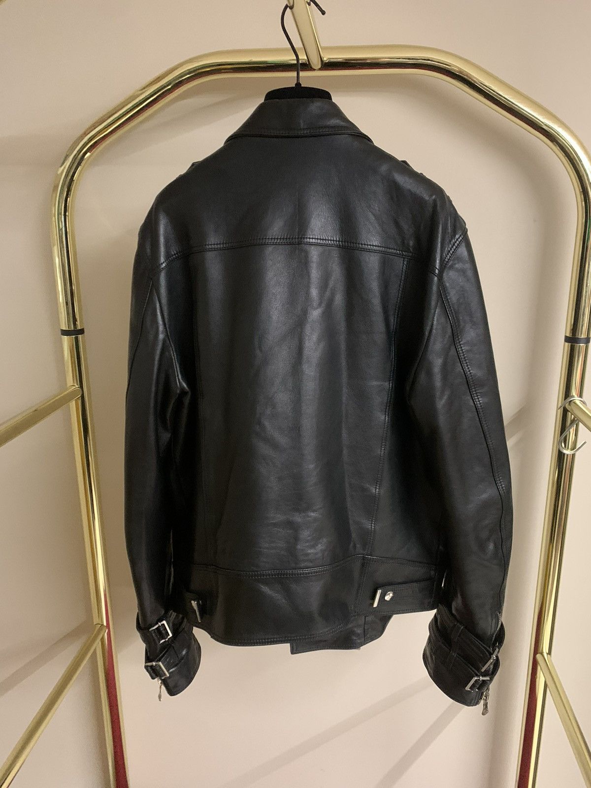 Balmain iconic leather jacket