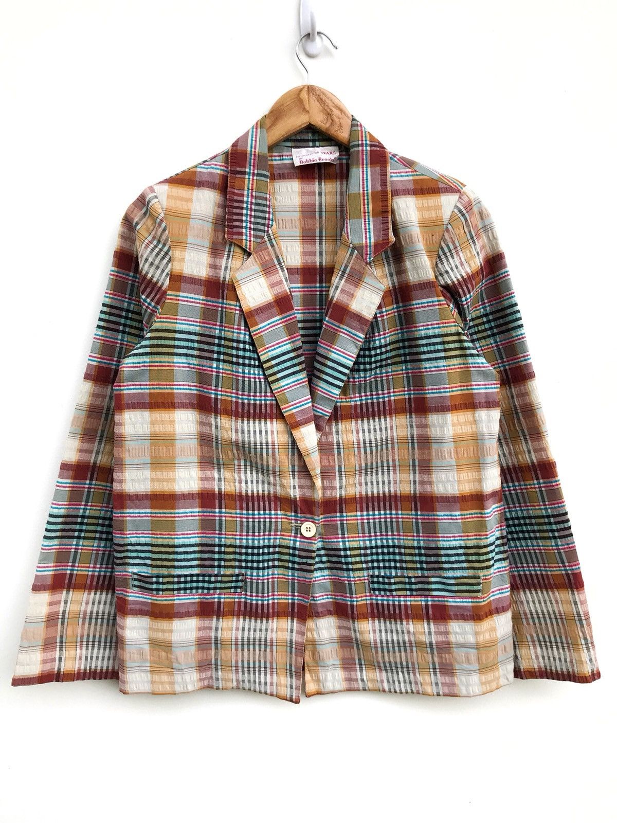 Sears × Vintage Vintage Sears By Bobbie Brooks Checked Plaid Jacket Size US S / EU 44-46 / 1 - 1 Thumbnail